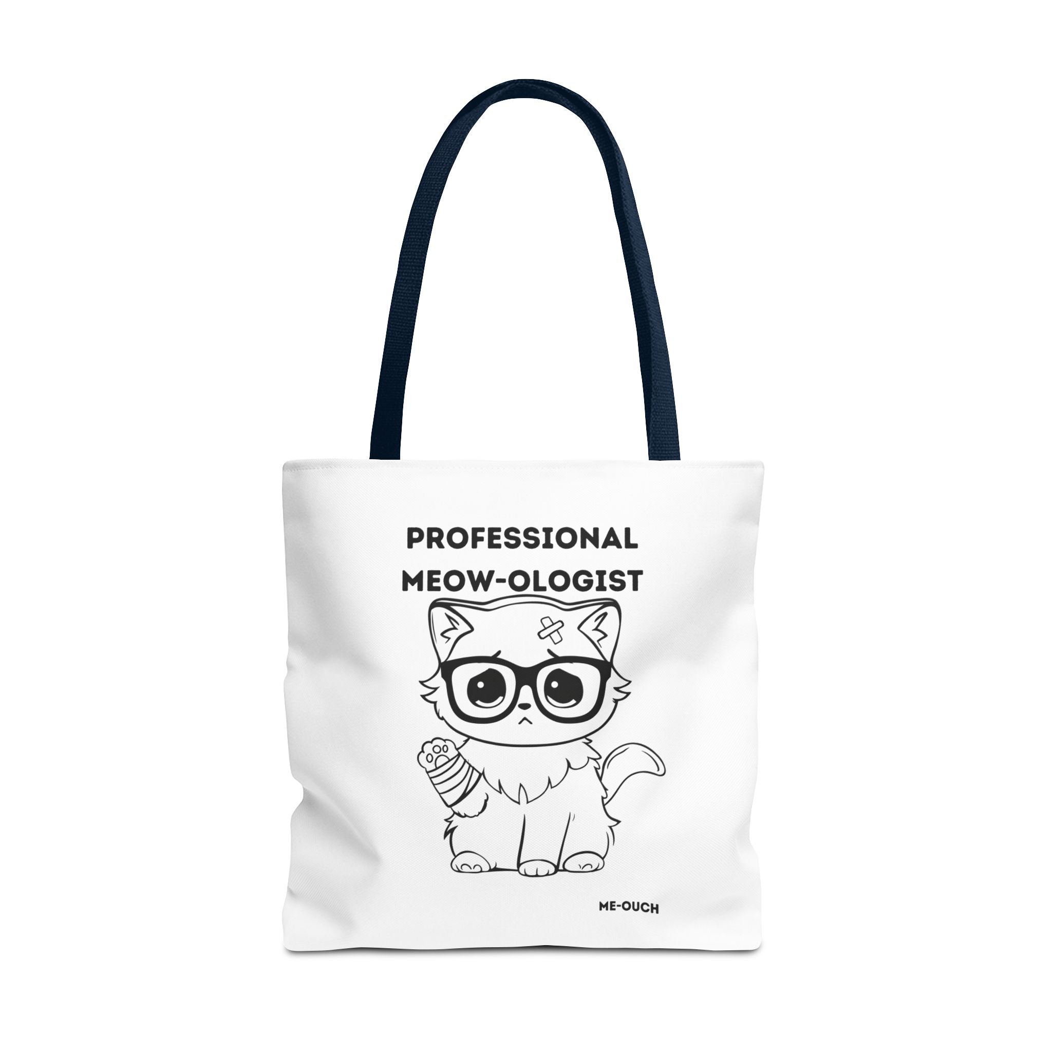 Me-Ouch Cat - Professional Meow-Ologist Tote Bag