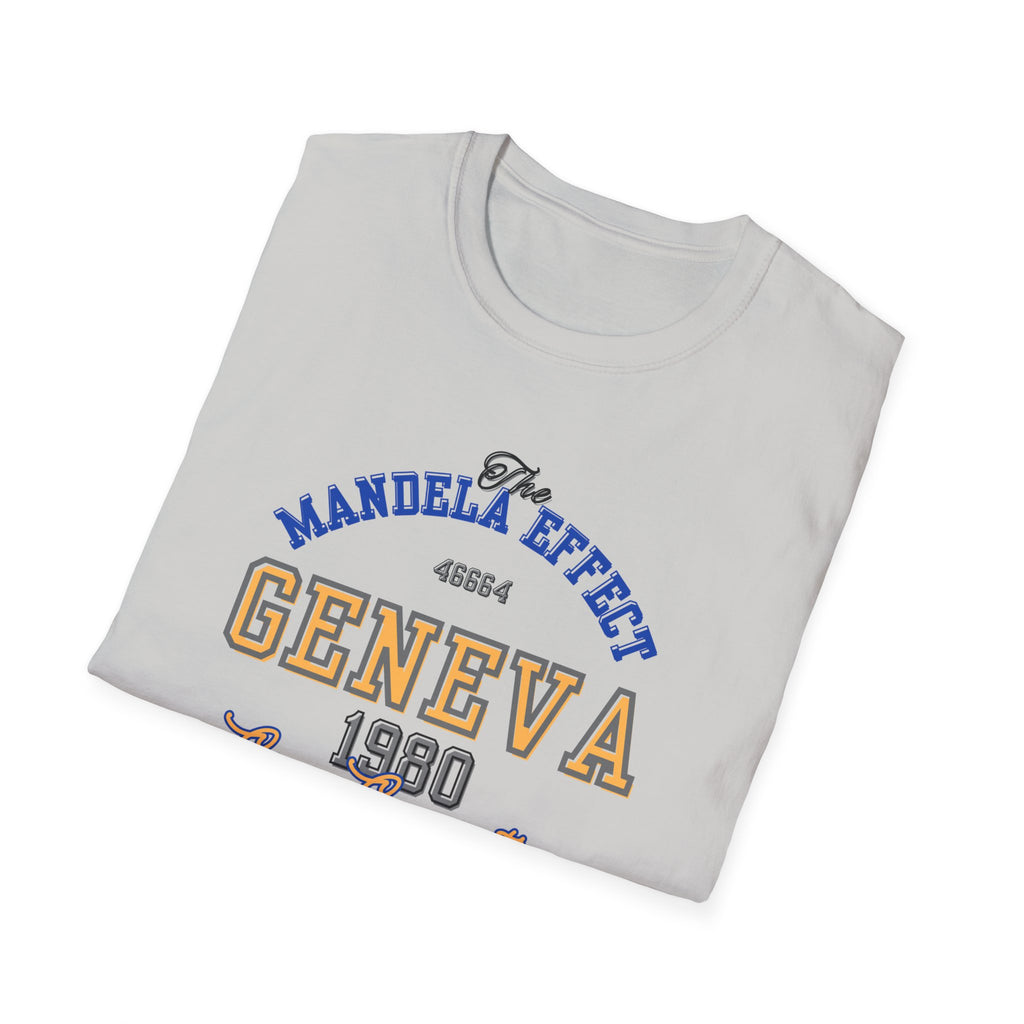 Mandela Effect T Shirt CERN Conspiracy Geneva 1980 Tee
