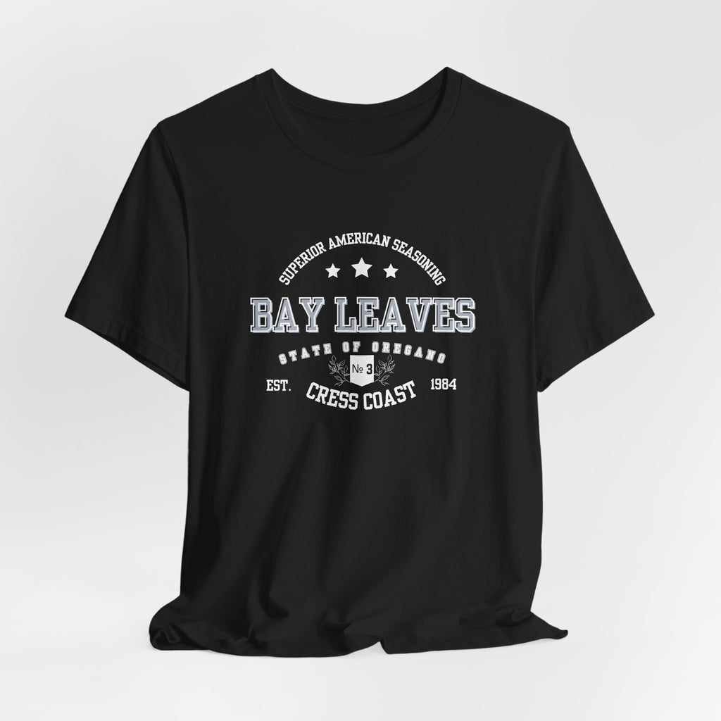 Bay Leaves Cress Coast American Style Unisex Jersey Short Sleeve Tee