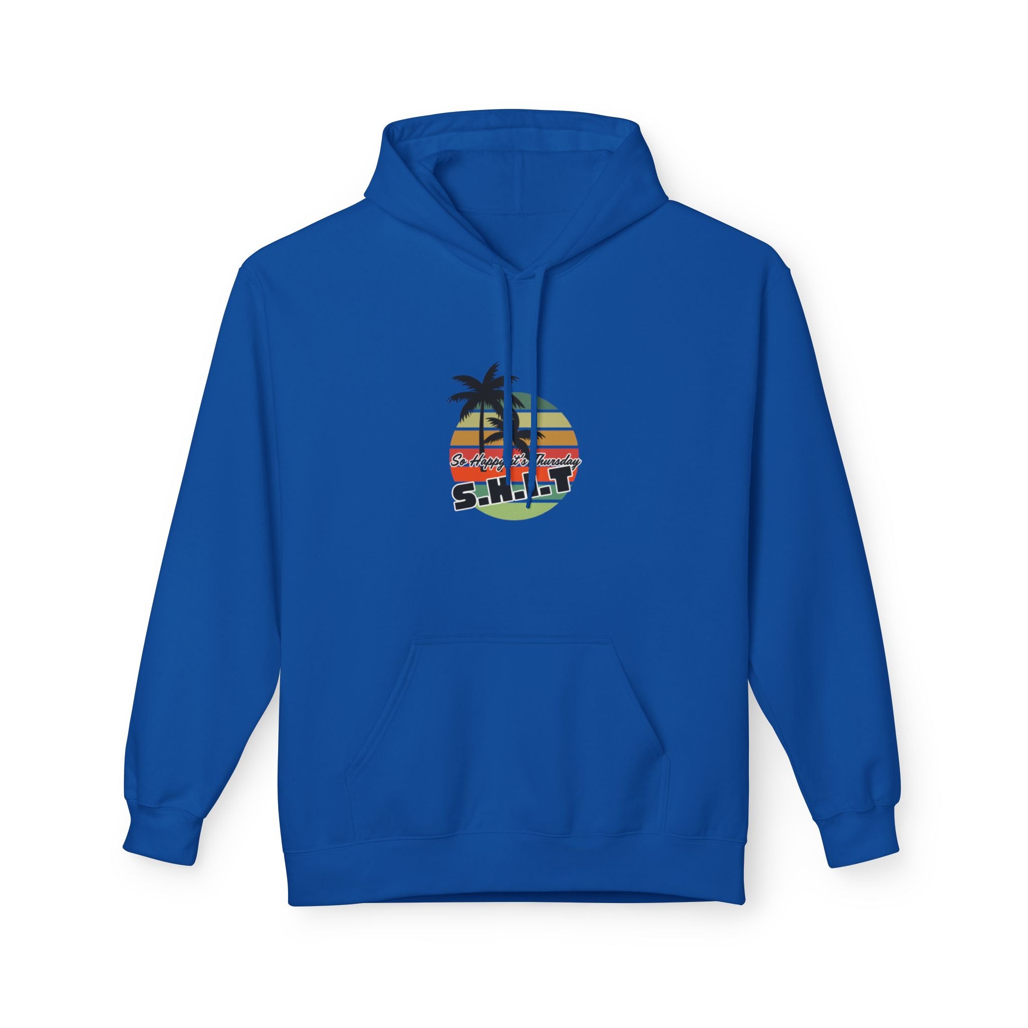 S.H.I.T. So Happy It's Thursday Unisex Softstyle Fleece Hoodie