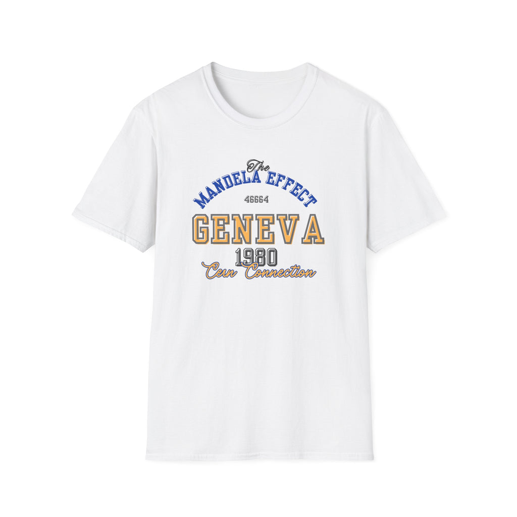 Mandela Effect T Shirt CERN Conspiracy Geneva 1980 Tee