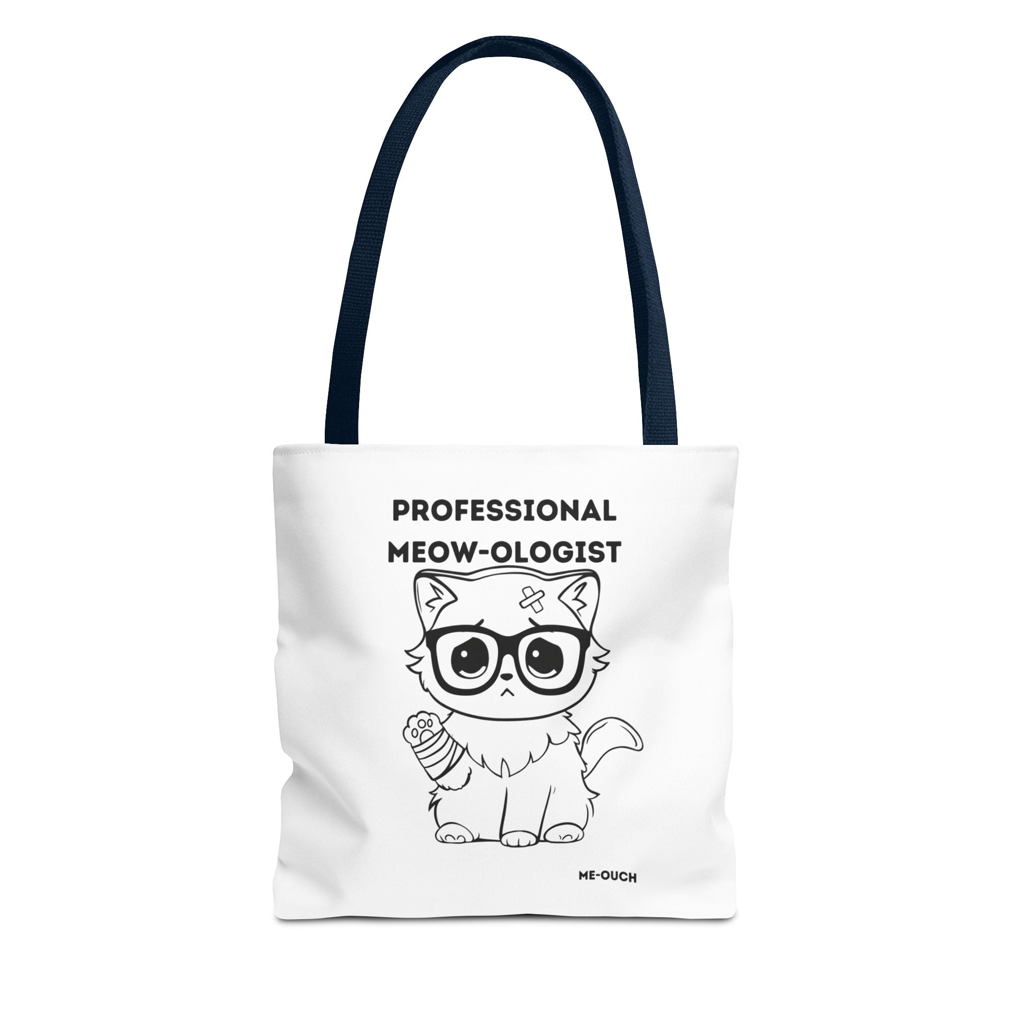 Me-Ouch Cat - Professional Meow-Ologist Tote Bag