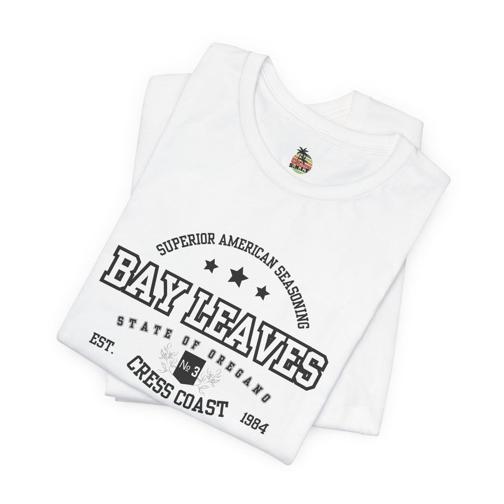 Bay Leaves Cress Coast American Style Unisex Jersey Short Sleeve Tee
