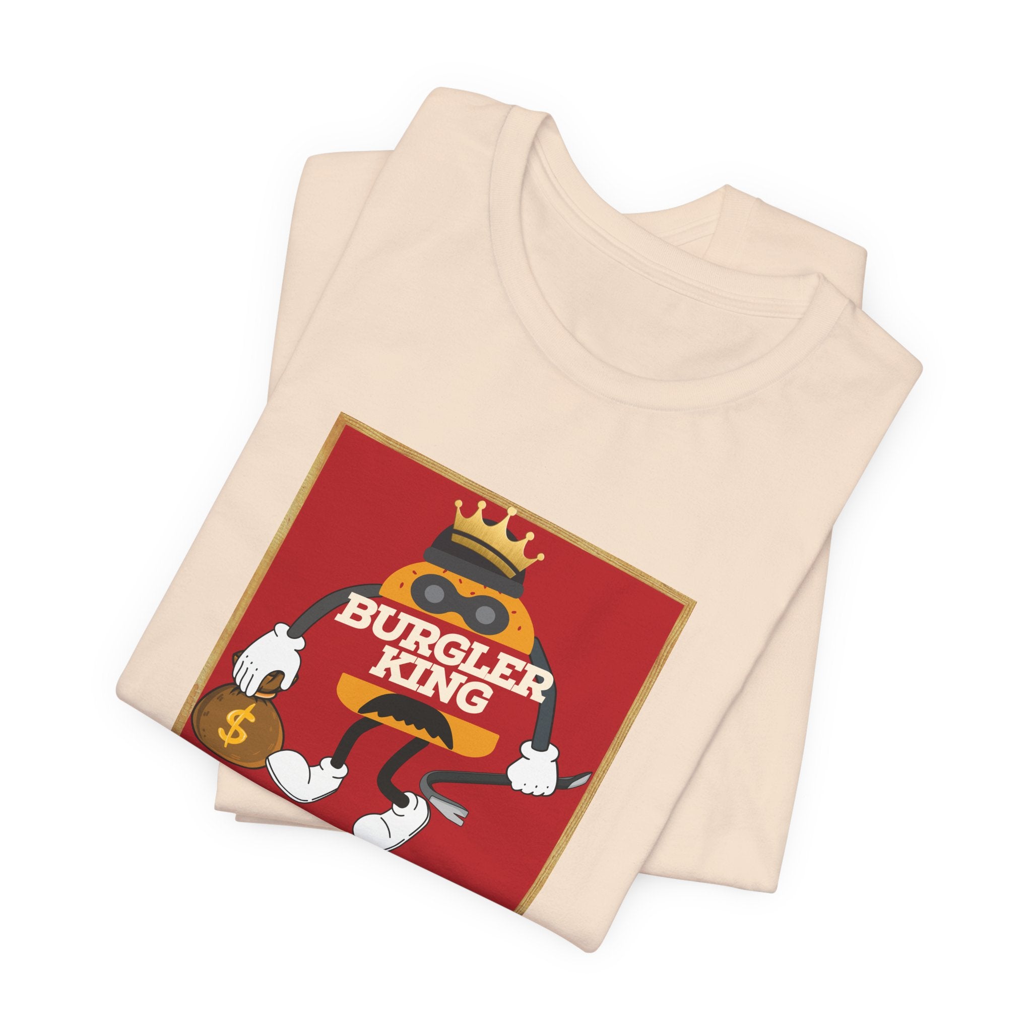 Burgler King Character T-Shirt