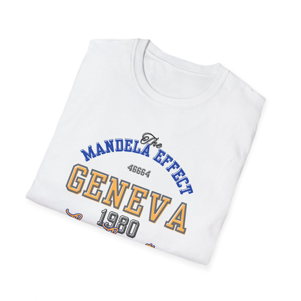 Mandela Effect T Shirt CERN Conspiracy Geneva 1980 Tee