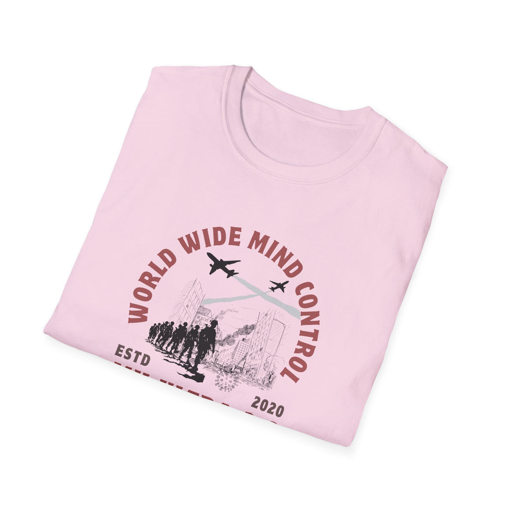 World Wide Mind Control T-Shirt  MK Ultra 2.0 - Virus Climate Change Propaganda Shirt Conspiracy Theory Shirt