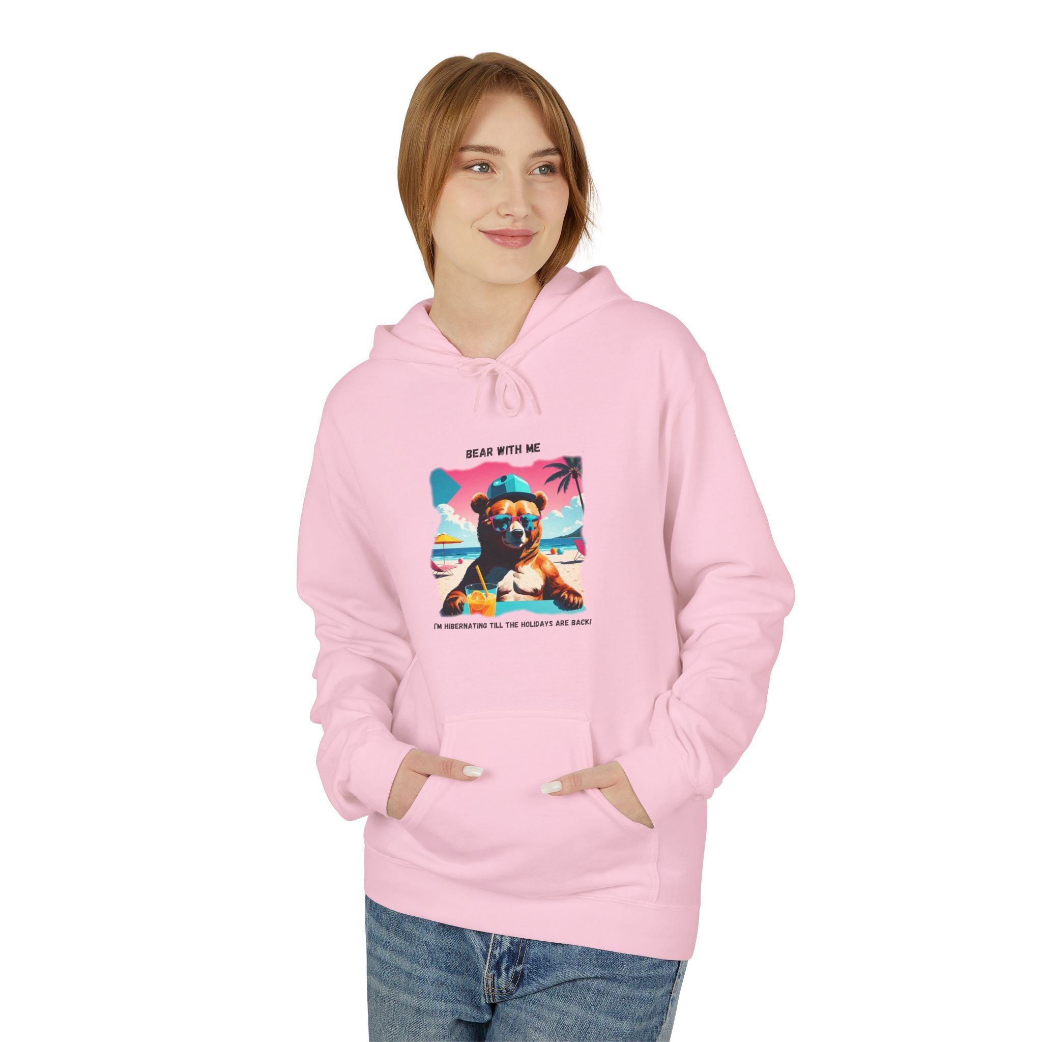 Bear With Me Unisex Midweight Softstyle Fleece Hoodie