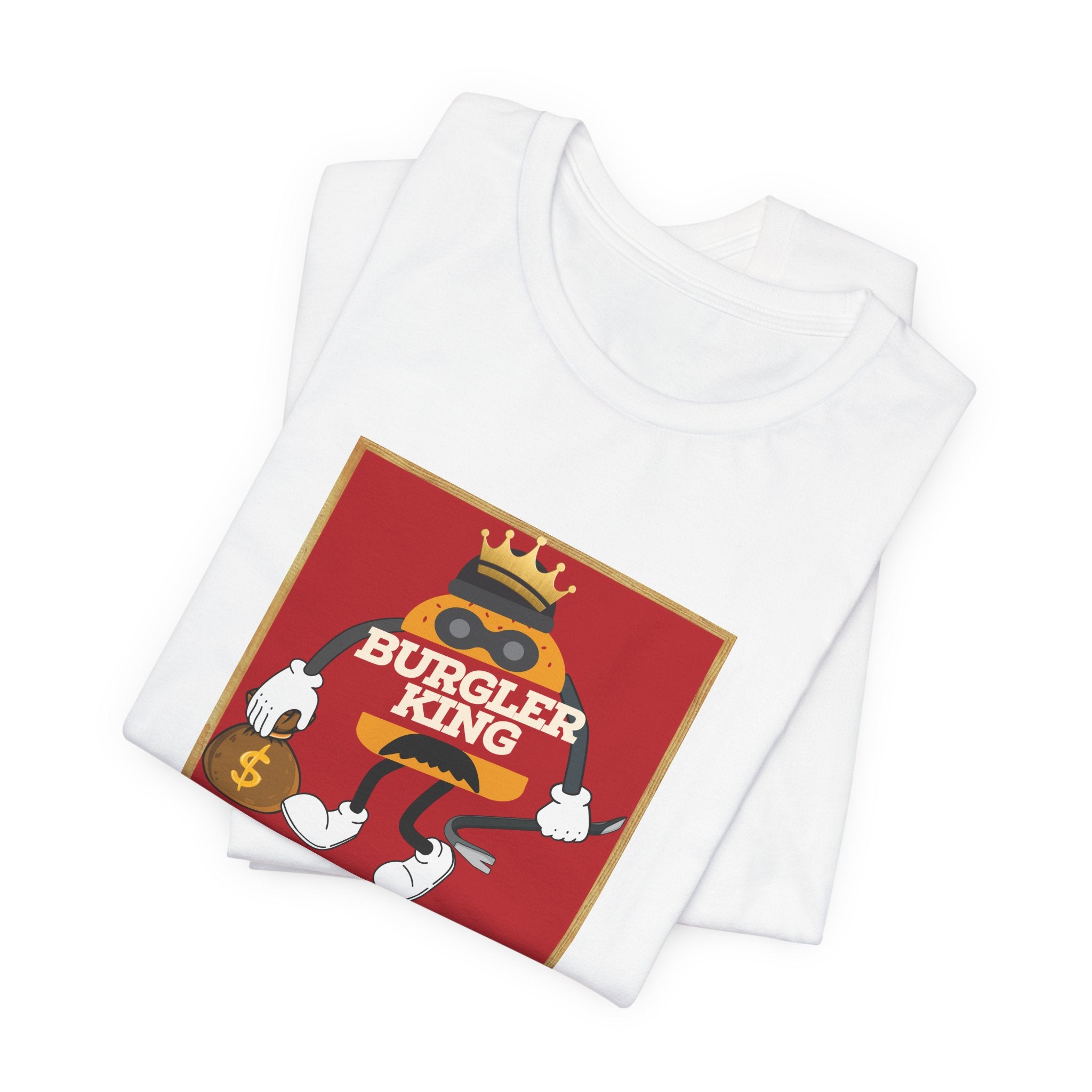 Burgler King Character T-Shirt
