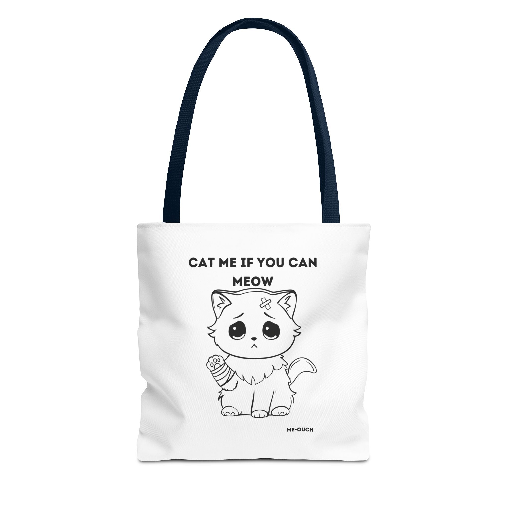 Me-Ouch Cat Me If You Can Meow Tote Bag