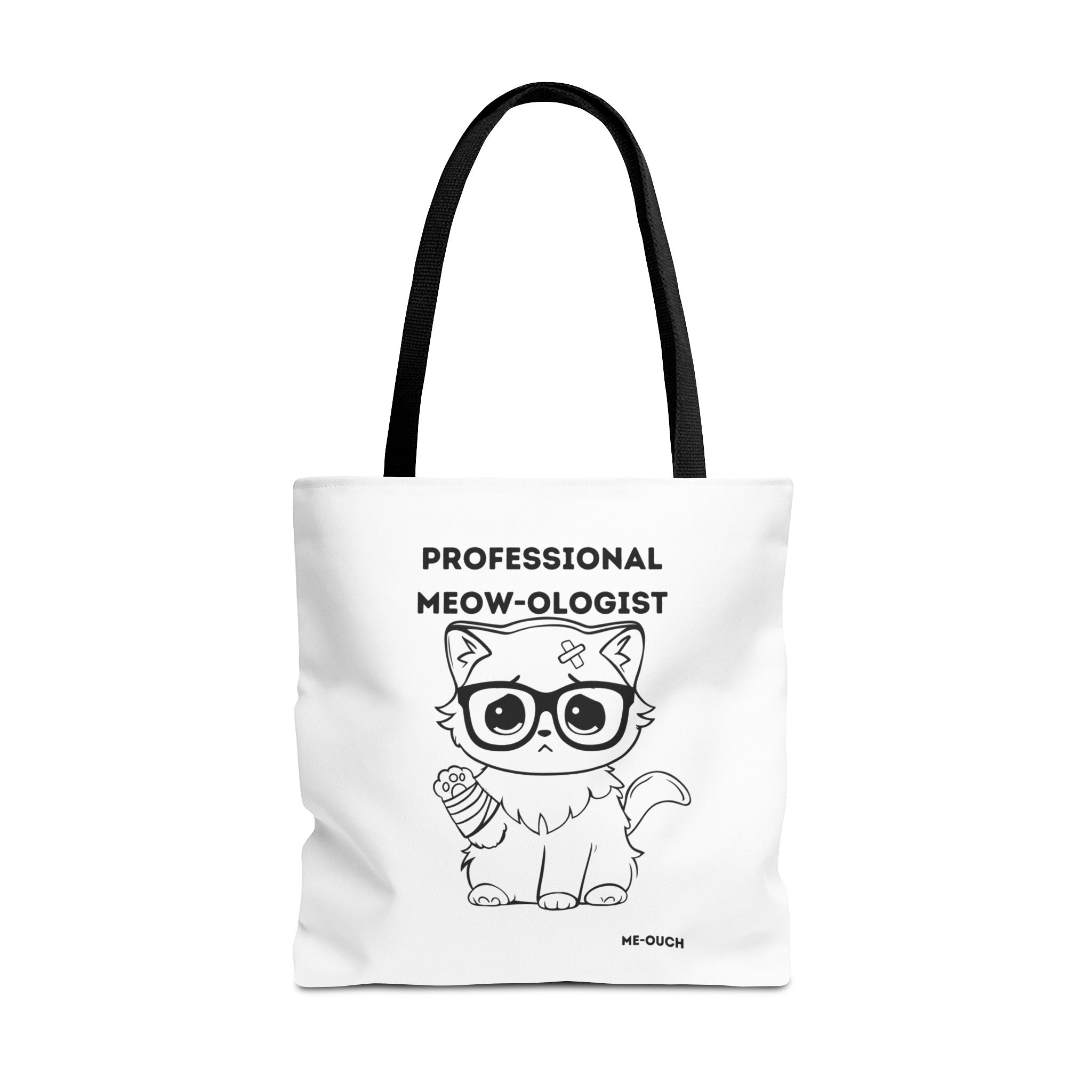 Me-Ouch Cat - Professional Meow-Ologist Tote Bag