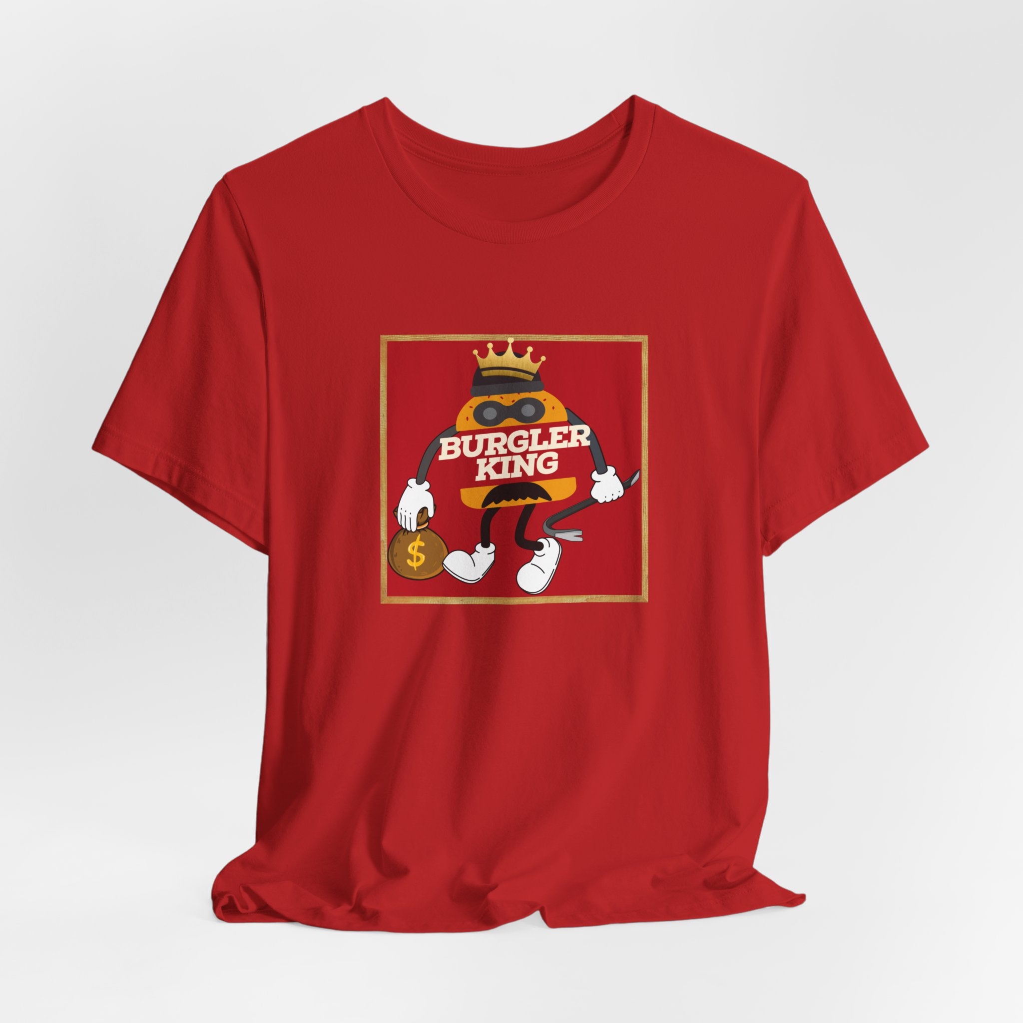 Burgler King Character T-Shirt