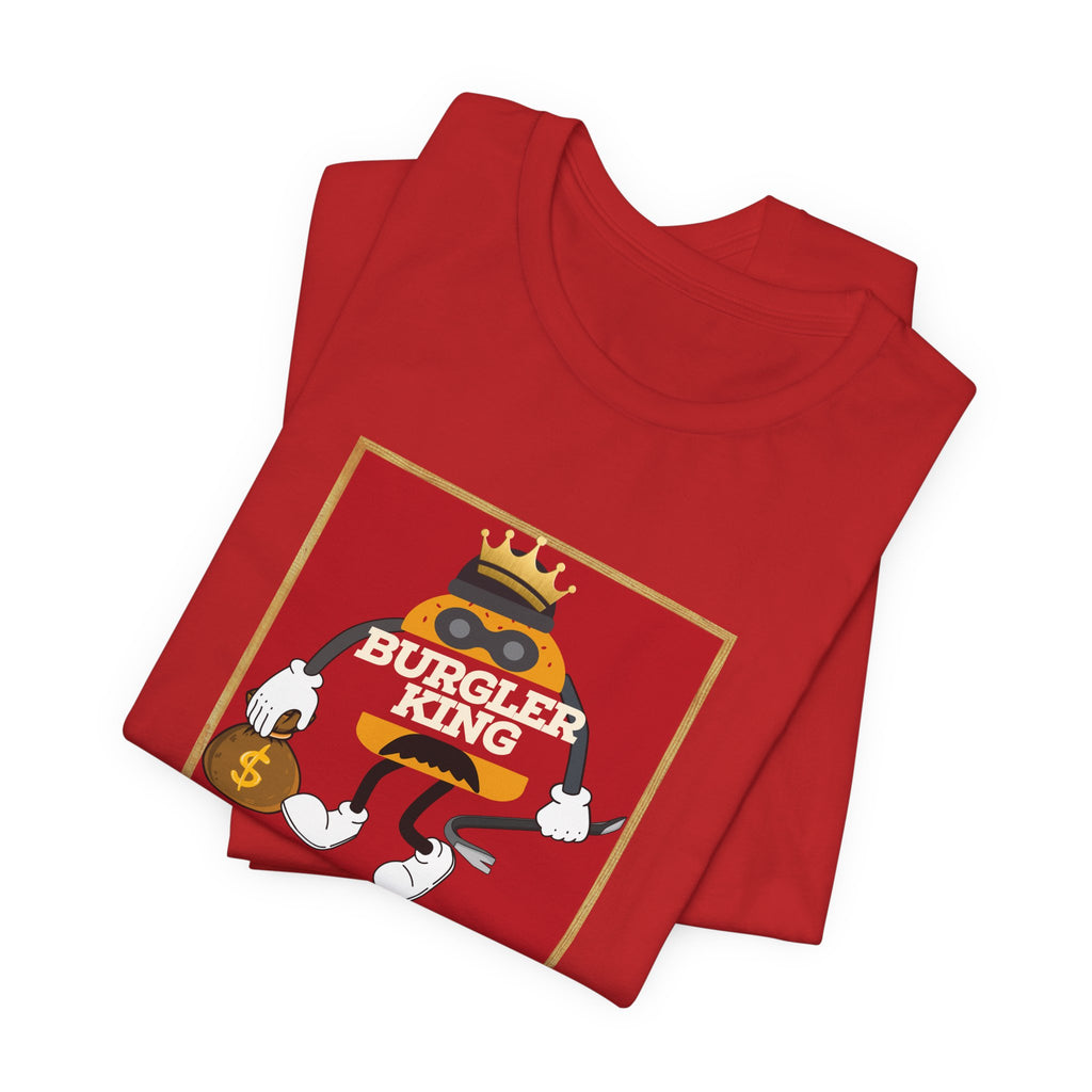 Burgler King Character T-Shirt