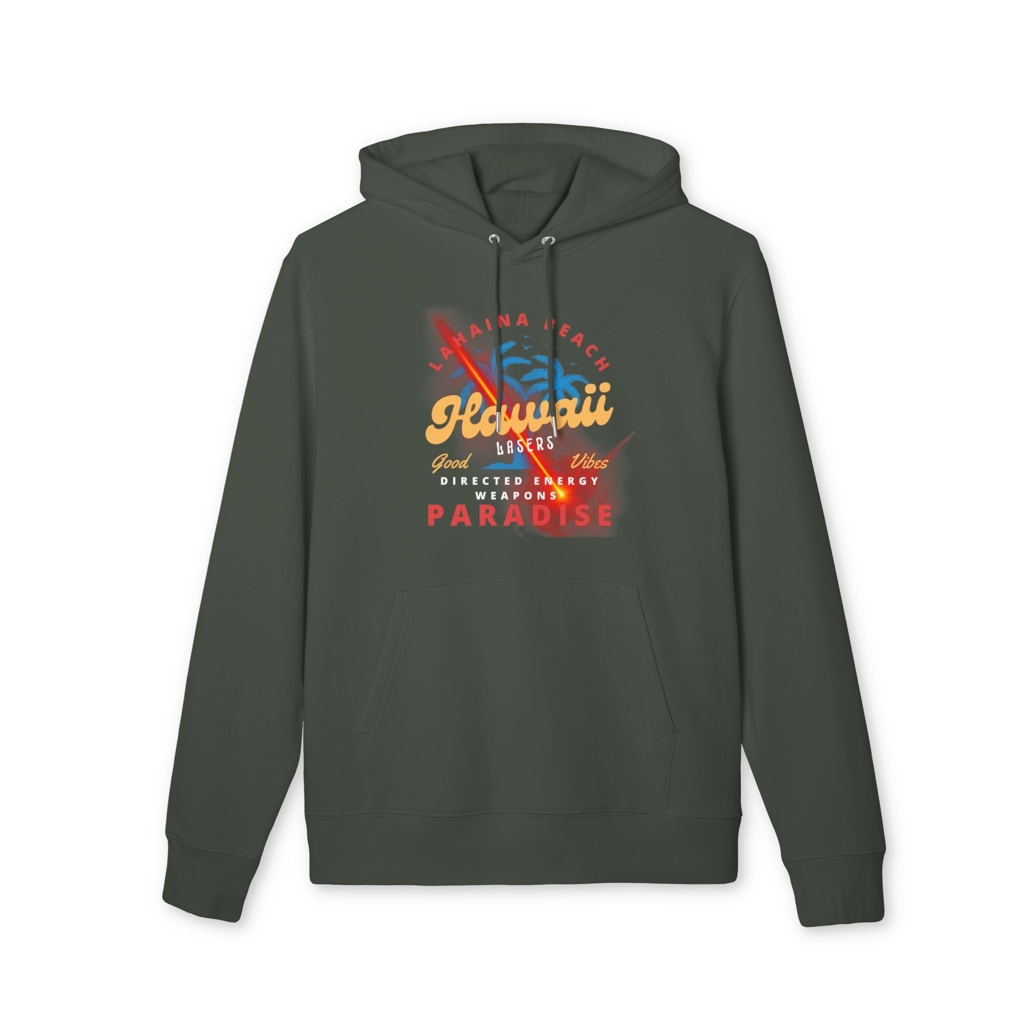 Lahaina Beach - Hawaii Lasers - Directed Energy Weapons Paradise Hoodie