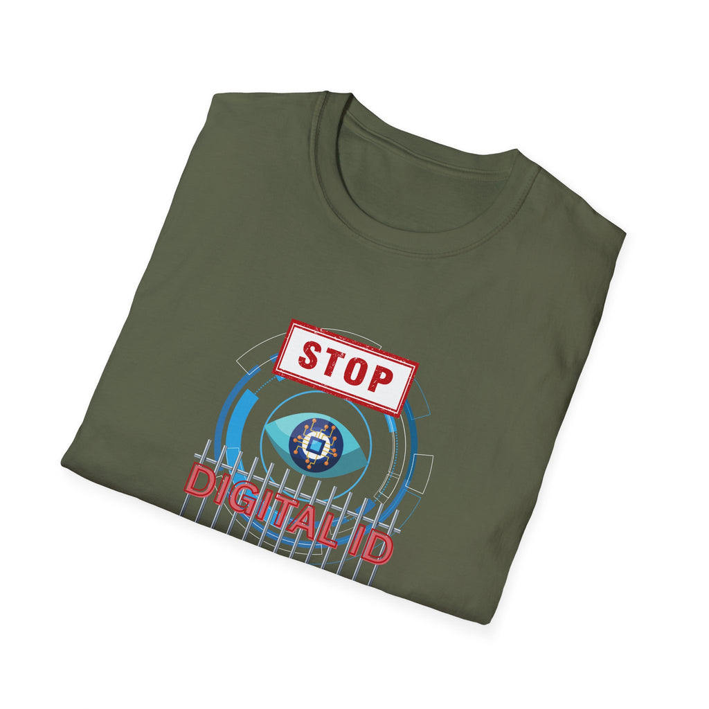 Stop Digital ID Protest T-Shirt