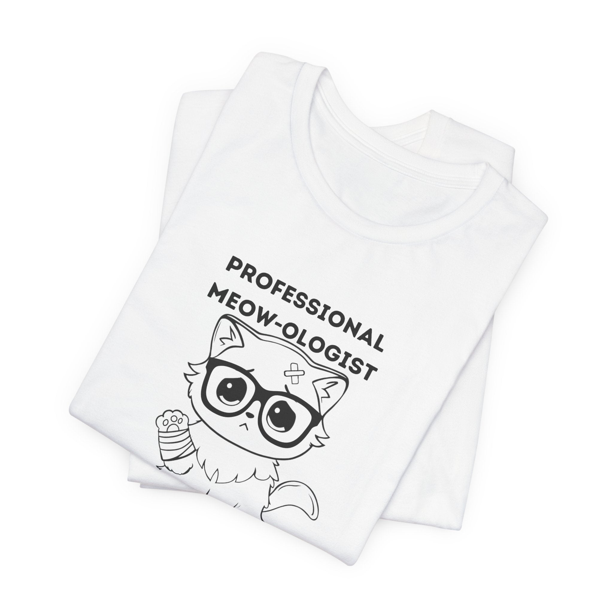 ME-OUCH - Professional Meow-ologist Unisex Jersey Short Sleeve Tee