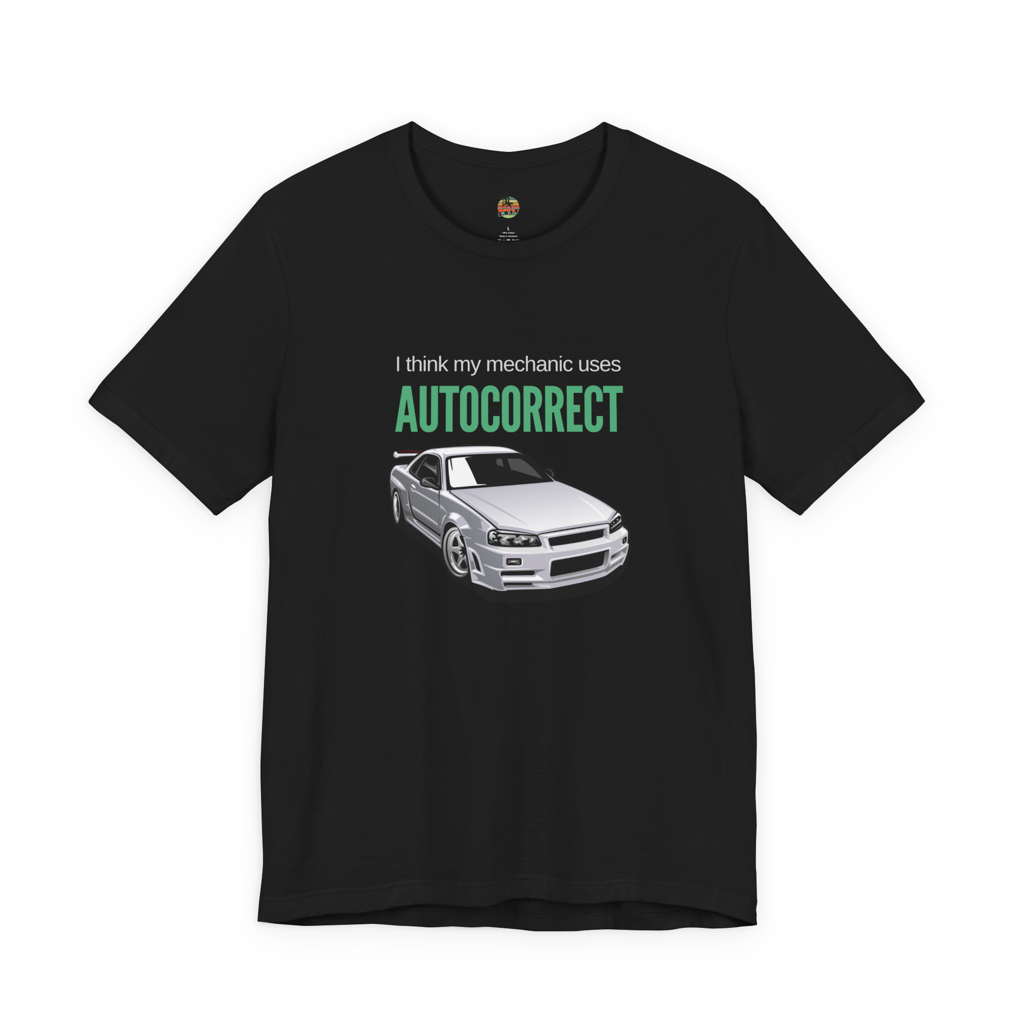 I Think My Mechanic Uses Autocorrect Unisex Jersey Short Sleeve Tee