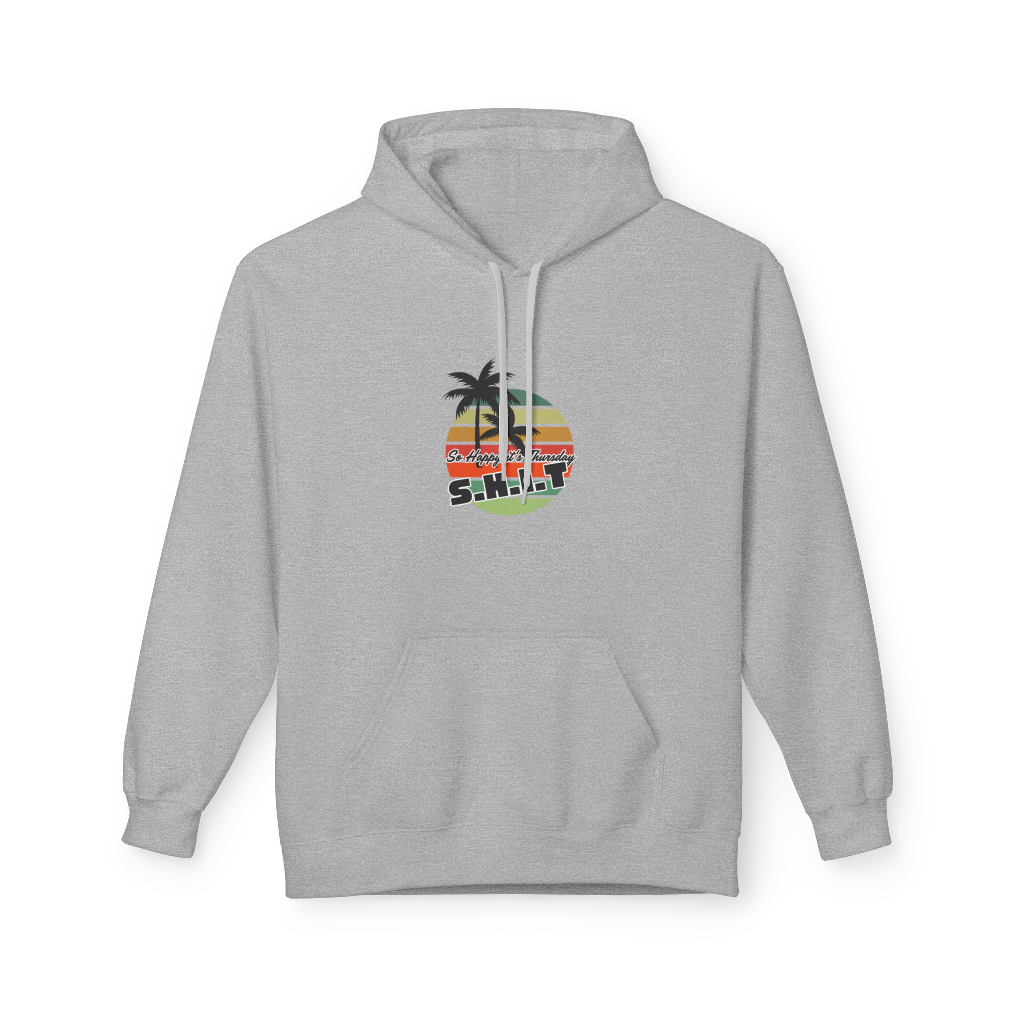 S.H.I.T. So Happy It's Thursday Unisex Softstyle Fleece Hoodie
