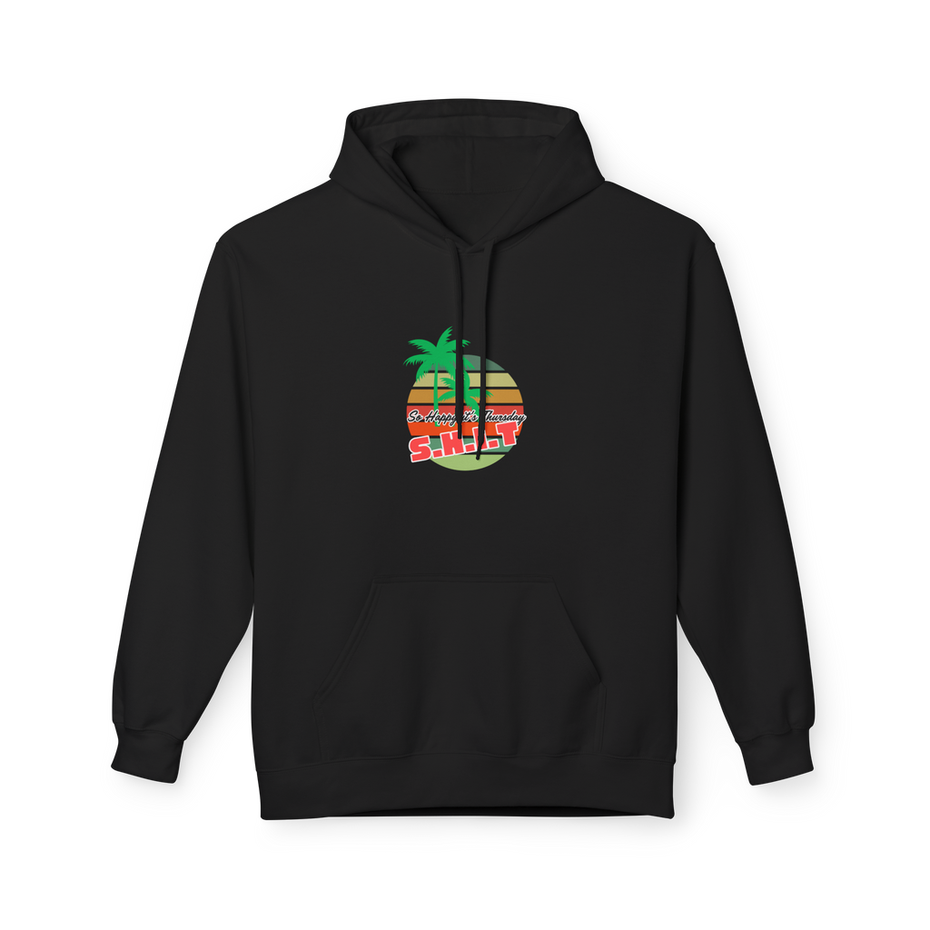 S.H.I.T. So Happy It's Thursday Unisex Midweight Softstyle Fleece Hoodie