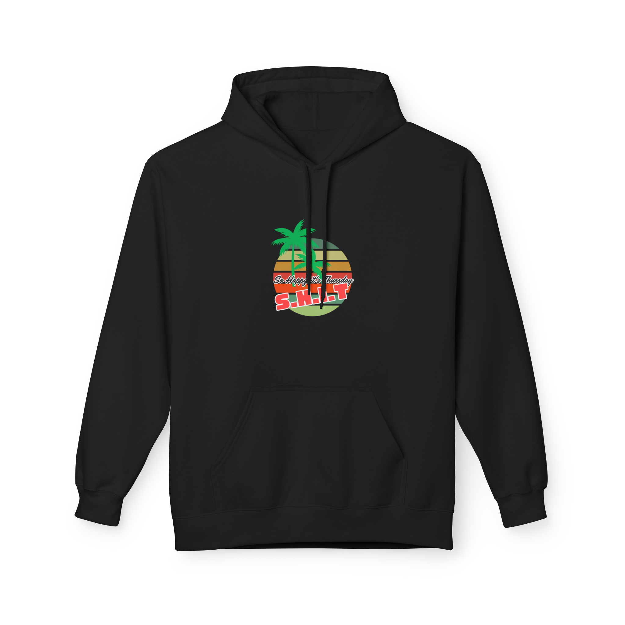 S.H.I.T. So Happy It's Thursday Unisex Midweight Softstyle Fleece Hoodie