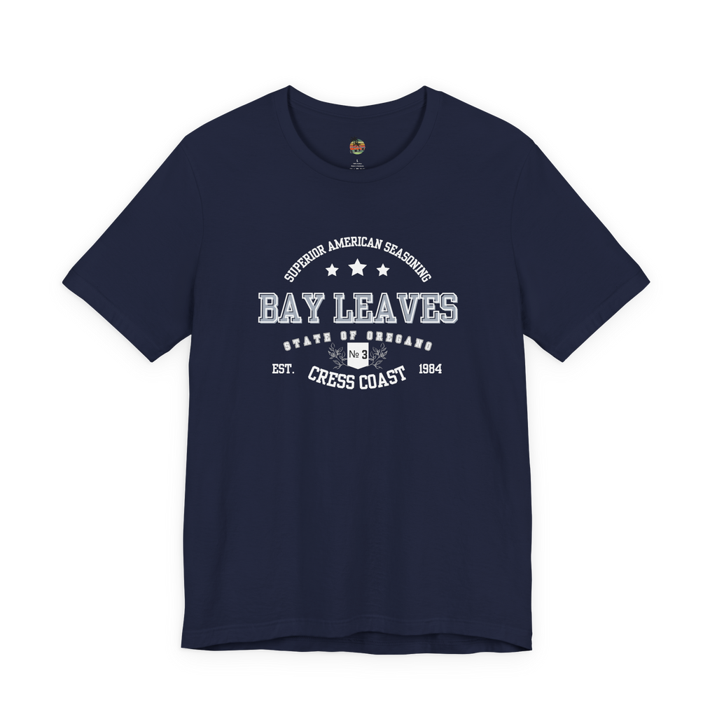 Bay Leaves Cress Coast American Style Unisex Jersey Short Sleeve Tee