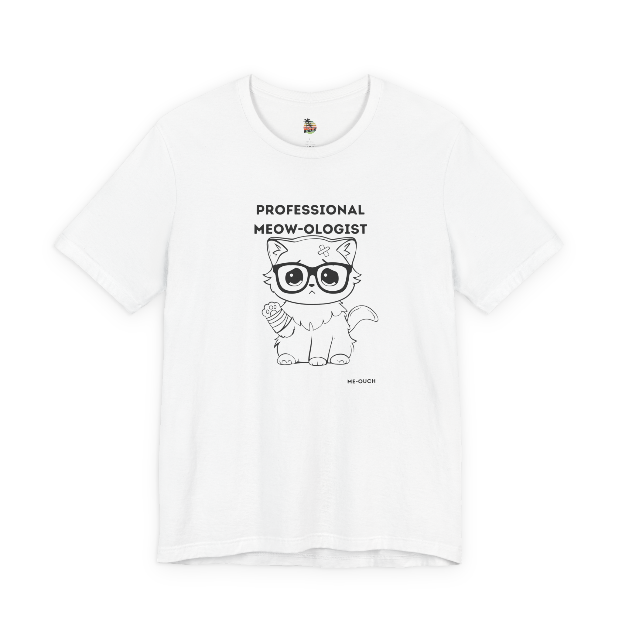 ME-OUCH - Professional Meow-ologist Unisex Jersey Short Sleeve Tee
