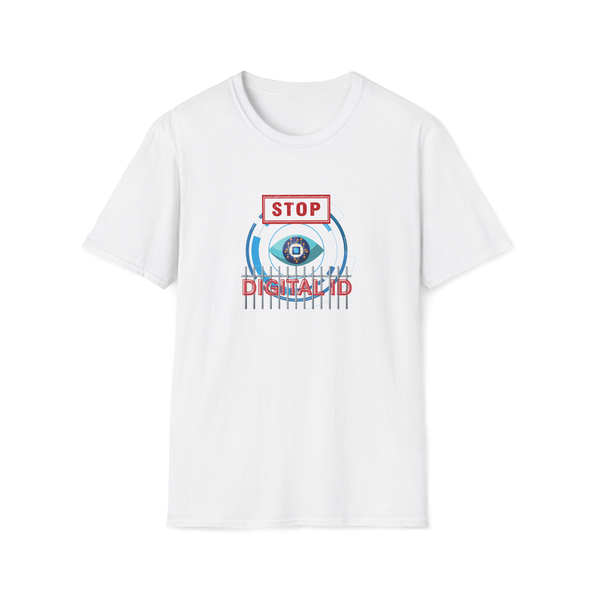 Stop Digital ID Protest T-Shirt