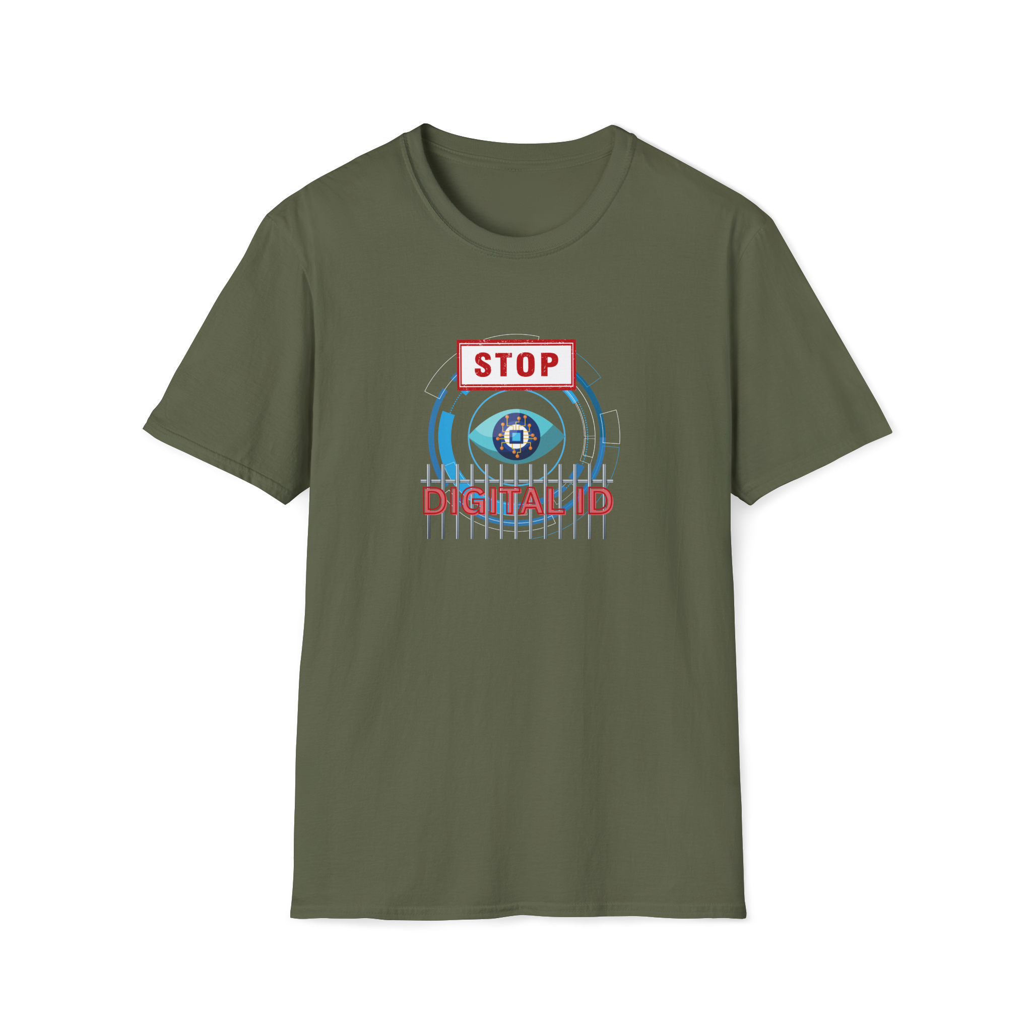 Stop Digital ID Protest T-Shirt