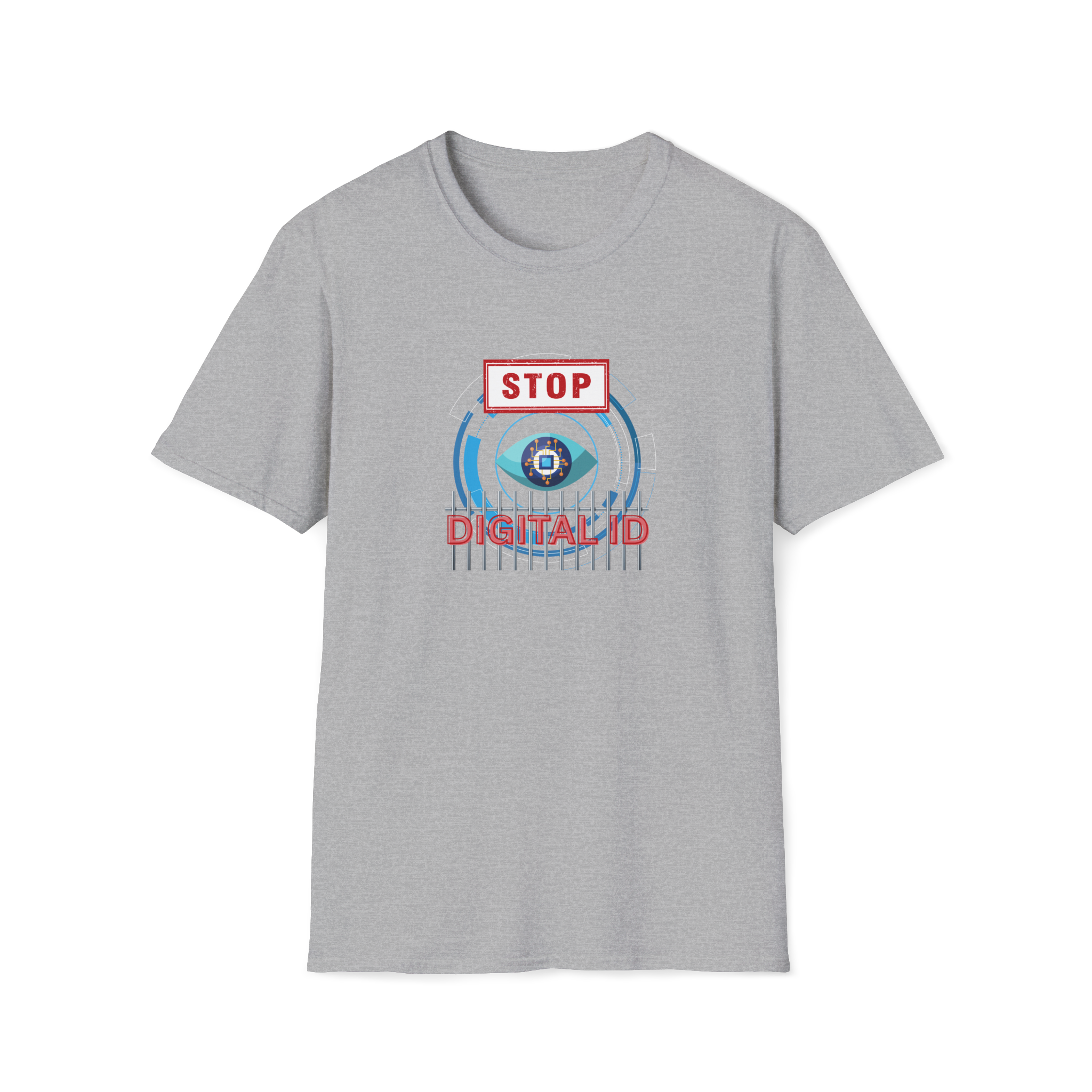 Stop Digital ID Protest T-Shirt