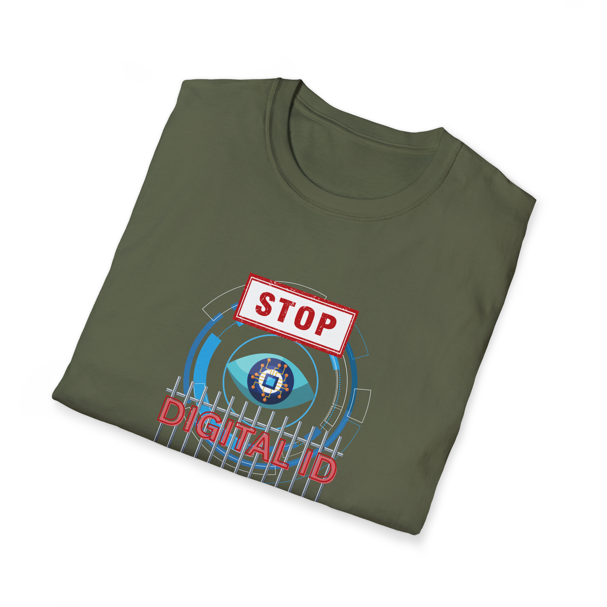 Stop Digital ID Protest T-Shirt