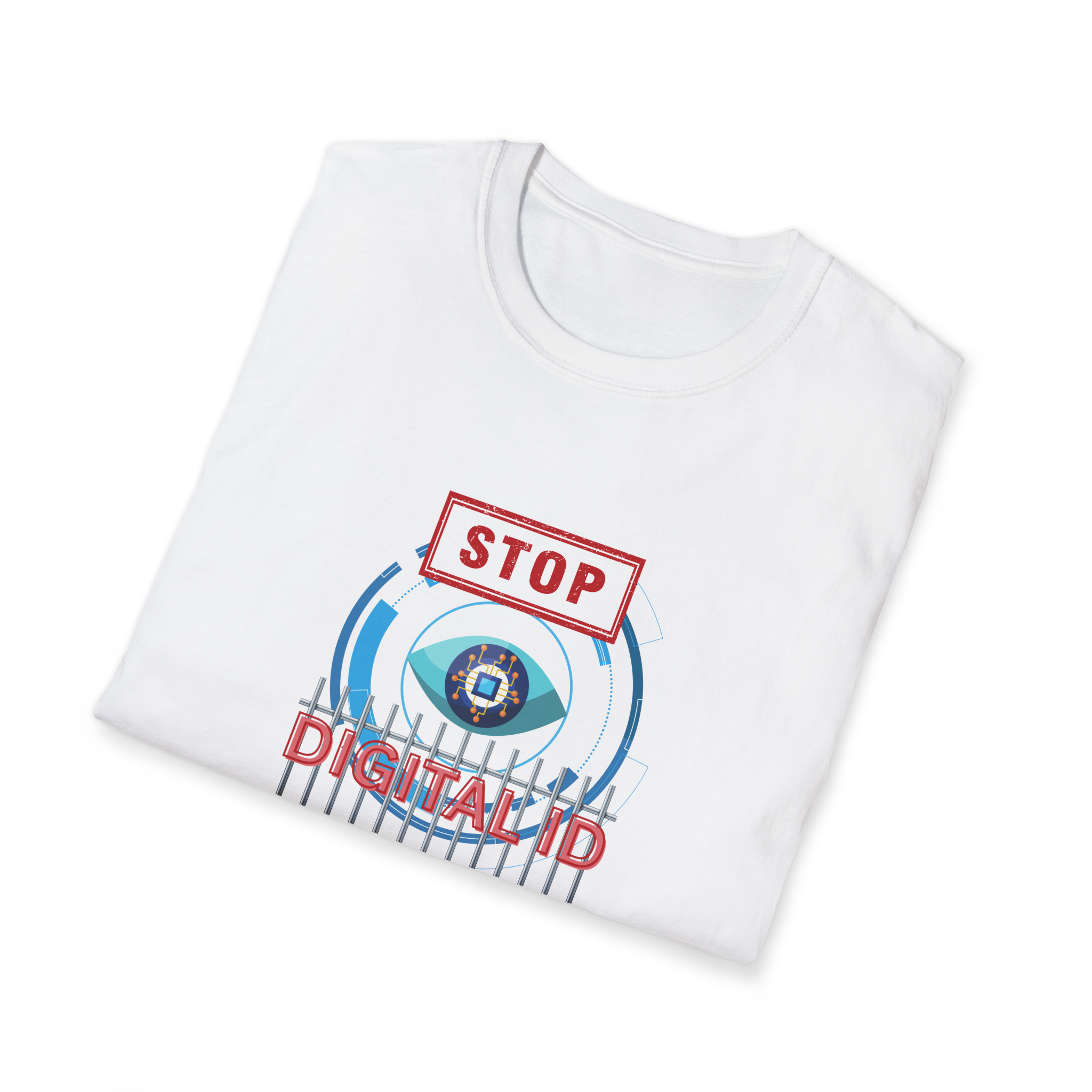 Stop Digital ID Protest T-Shirt