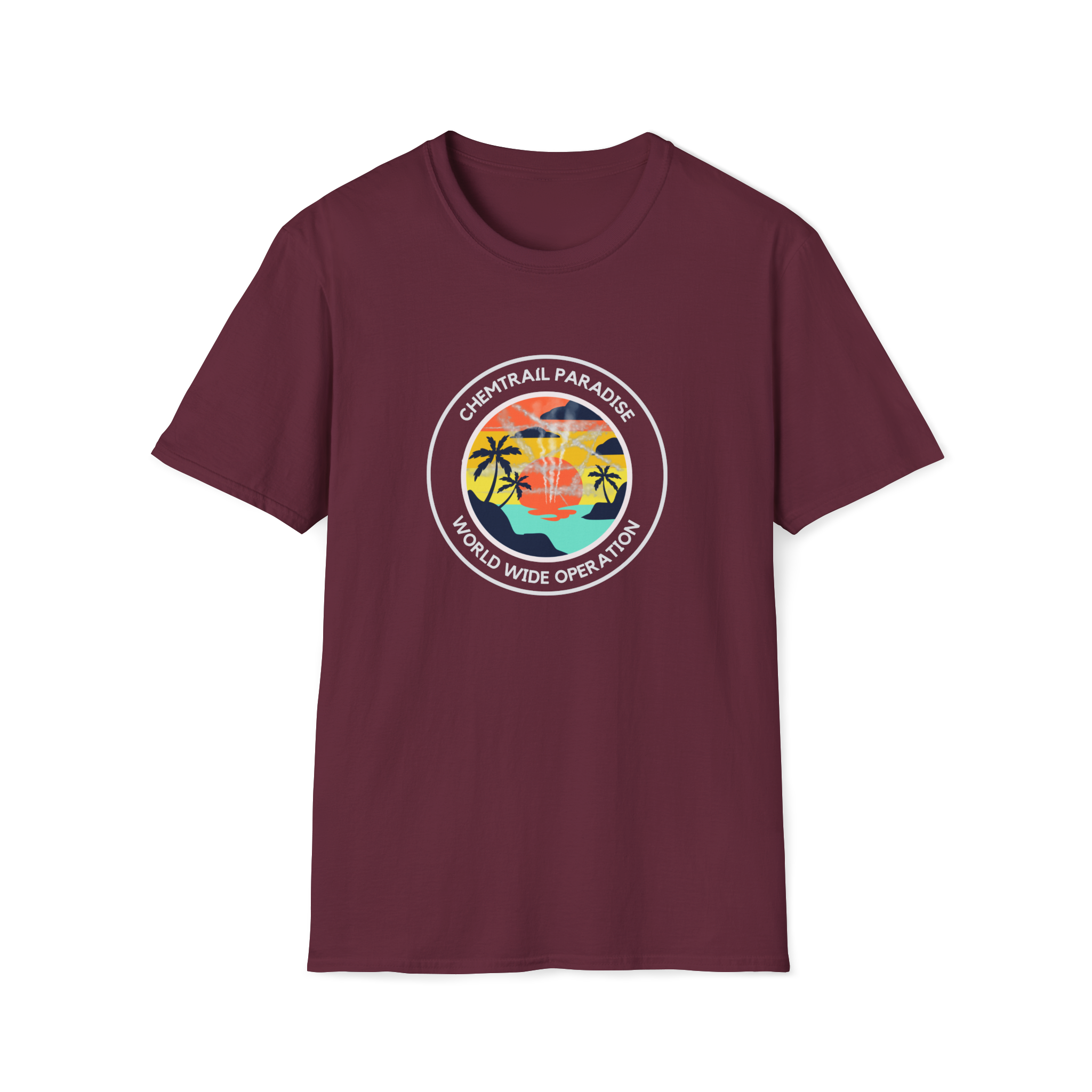 Chemtrail Paradise World Wide Operation T-Shirt