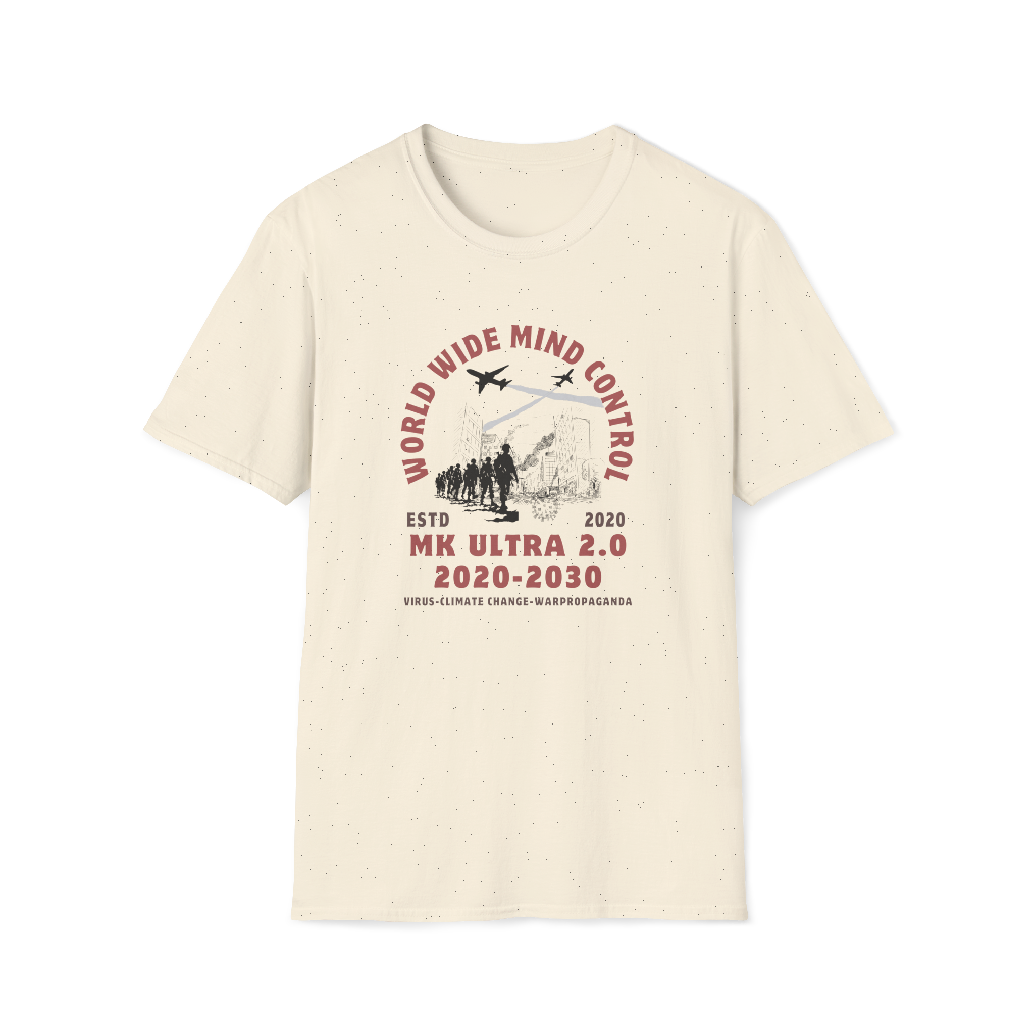 World Wide Mind Control T-Shirt  MK Ultra 2.0