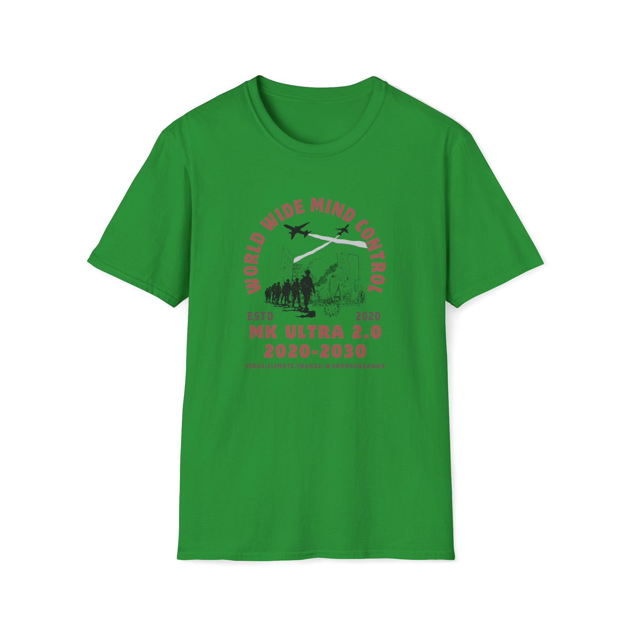 World Wide Mind Control T-Shirt  MK Ultra 2.0