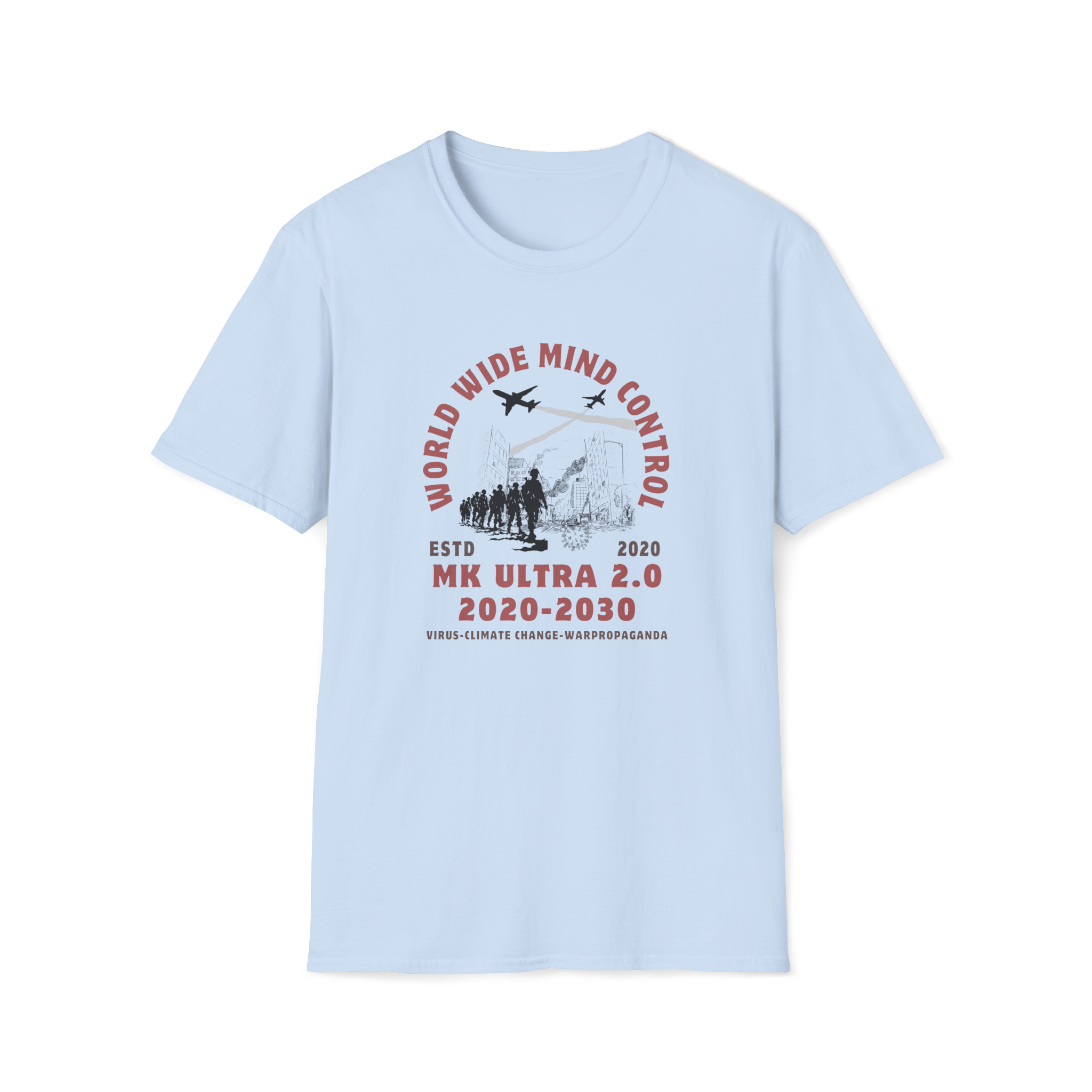 World Wide Mind Control T-Shirt  MK Ultra 2.0