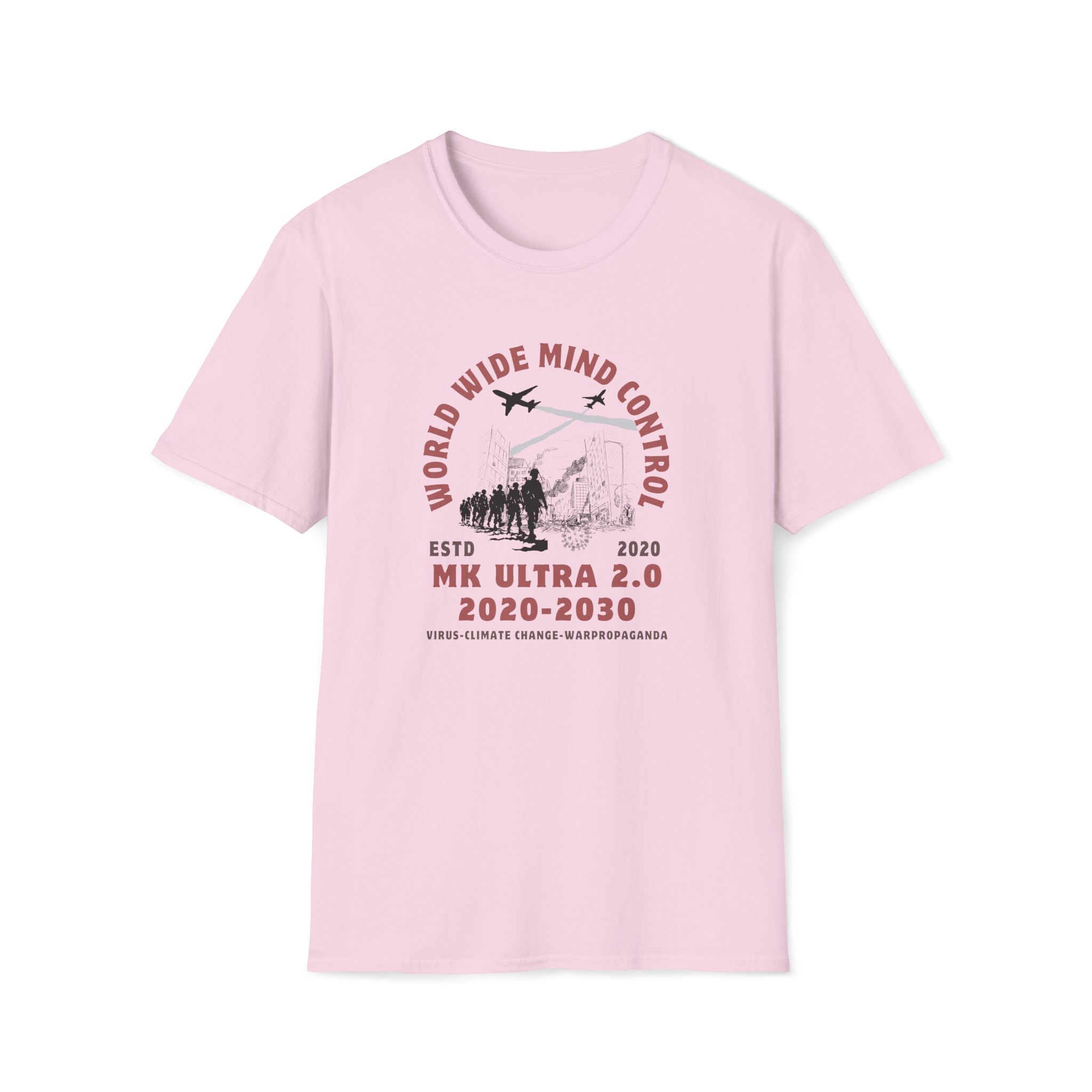 World Wide Mind Control T-Shirt  MK Ultra 2.0