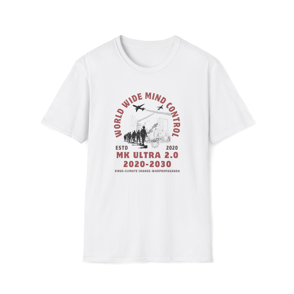 World Wide Mind Control T-Shirt  MK Ultra 2.0