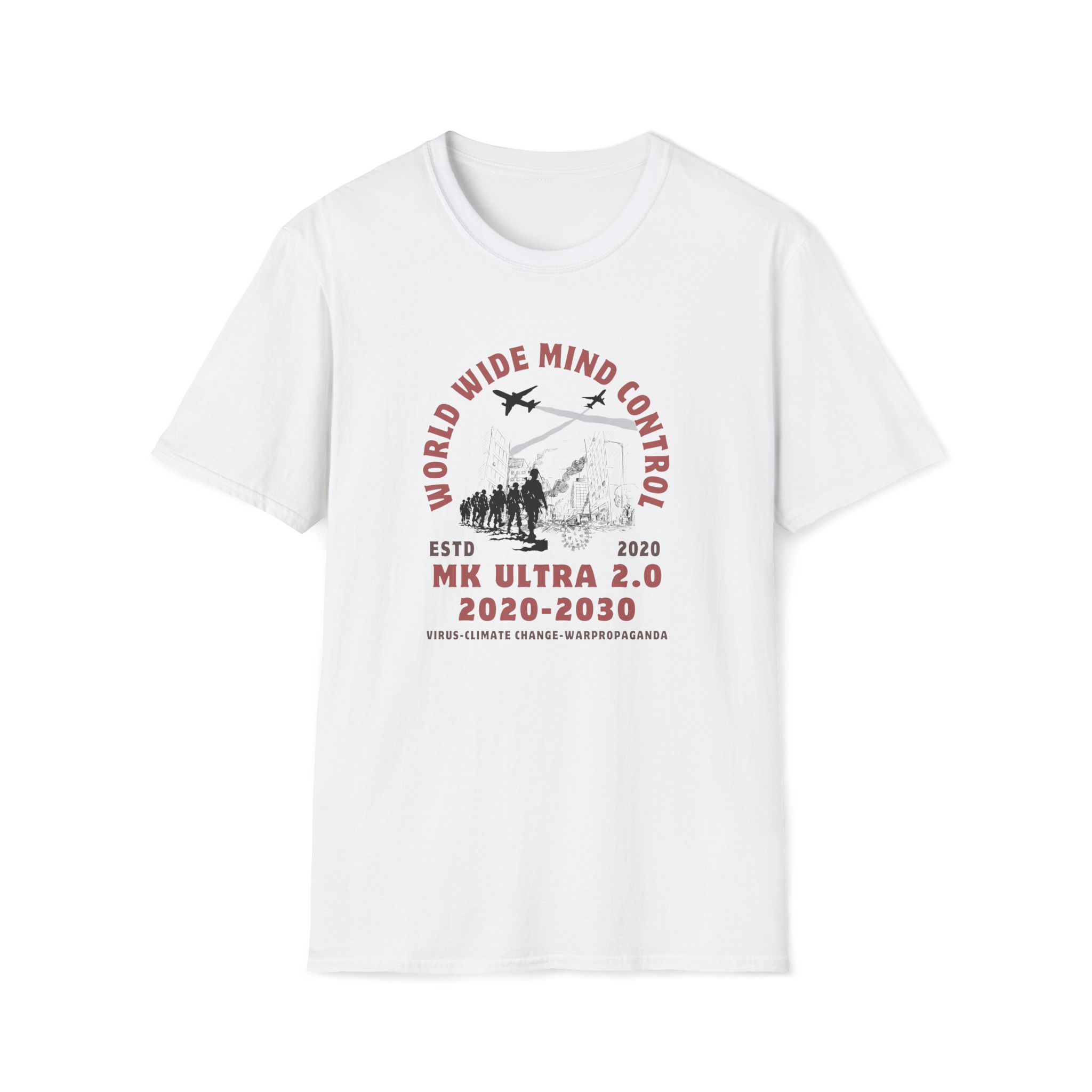 World Wide Mind Control T-Shirt  MK Ultra 2.0