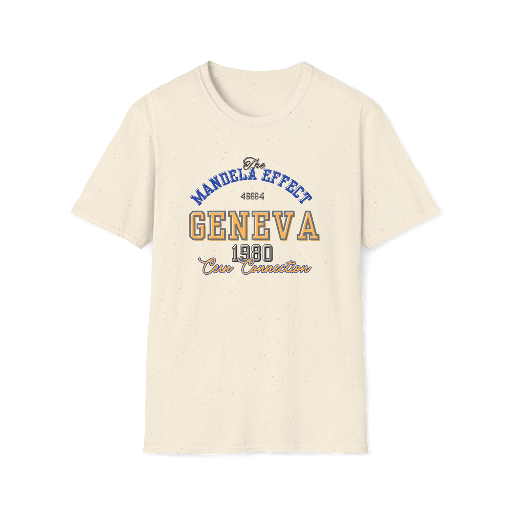 Mandela Effect T Shirt CERN Conspiracy Geneva 1980 Tee