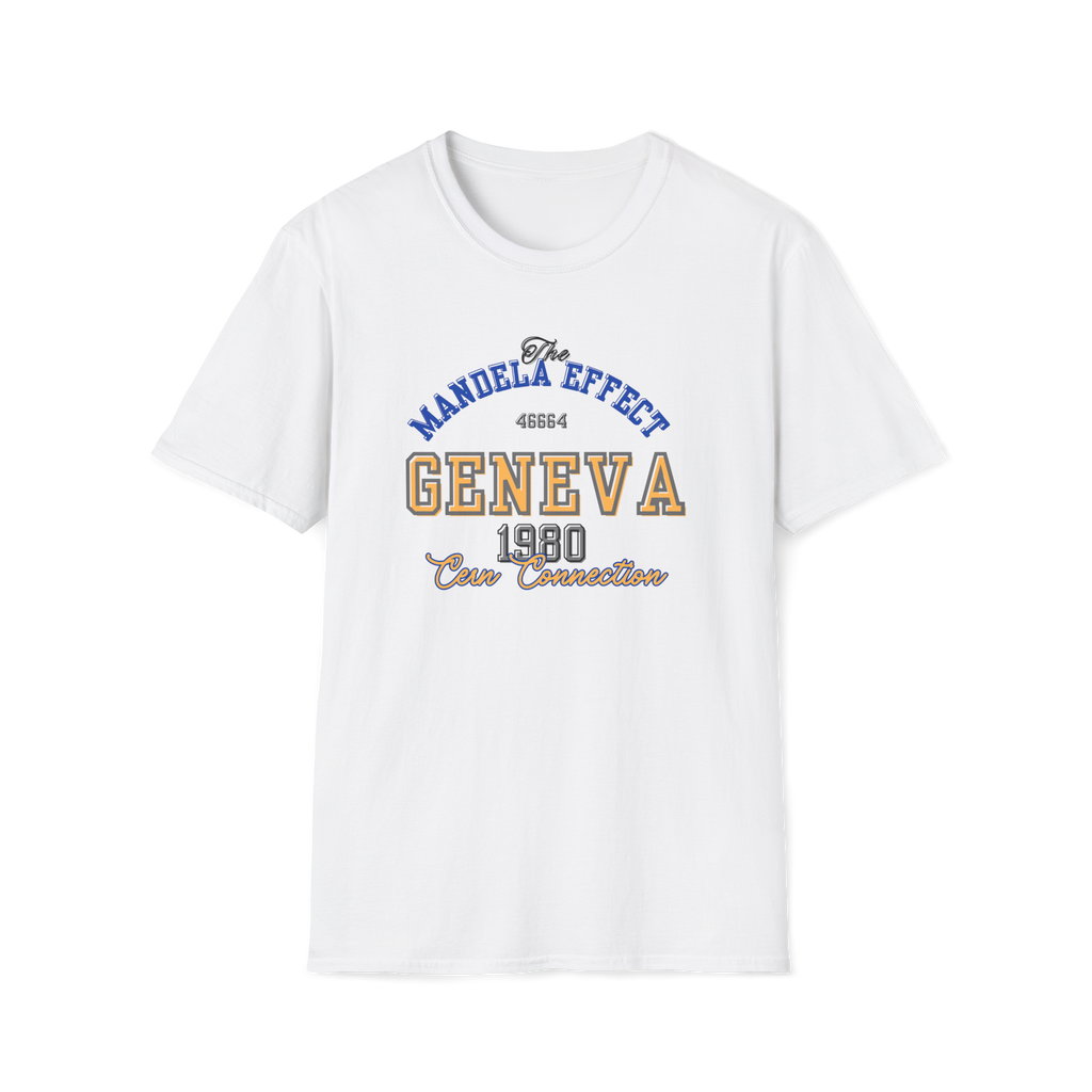 Mandela Effect T Shirt CERN Conspiracy Geneva 1980 Tee