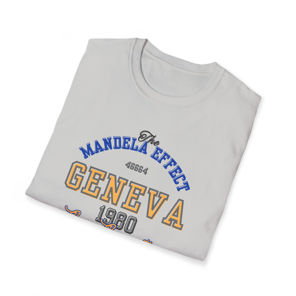 Mandela Effect T Shirt CERN Conspiracy Geneva 1980 Tee