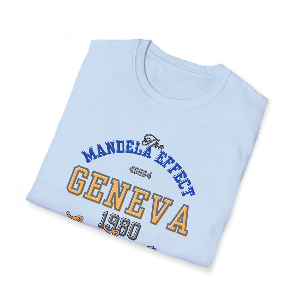 Mandela Effect T Shirt CERN Conspiracy Geneva 1980 Tee