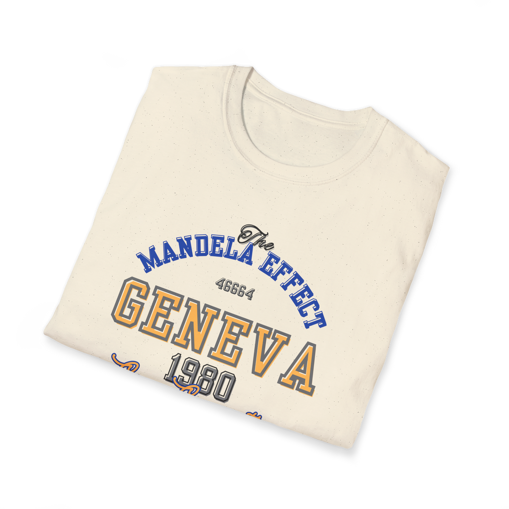 Mandela Effect T Shirt CERN Conspiracy Geneva 1980 Tee