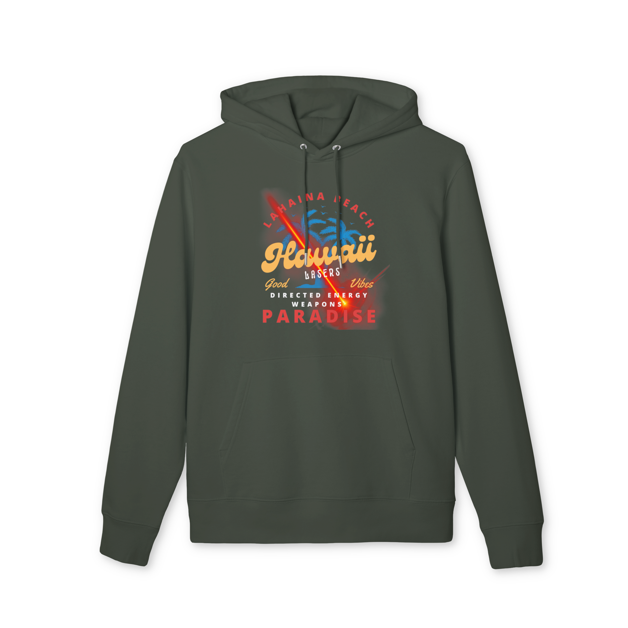 Lahaina Beach - Hawaii Lasers - Directed Energy Weapons Paradise Hoodie