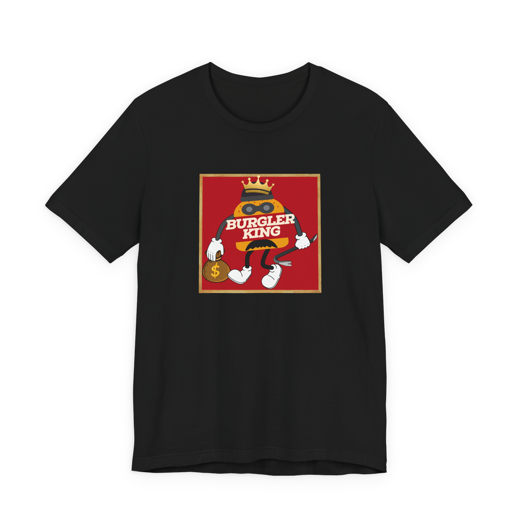 Burgler King Character T-Shirt