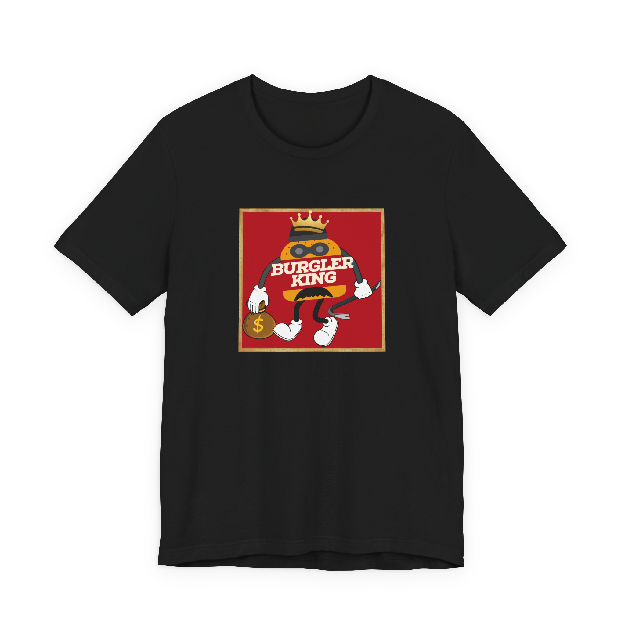 Burgler King Character T-Shirt