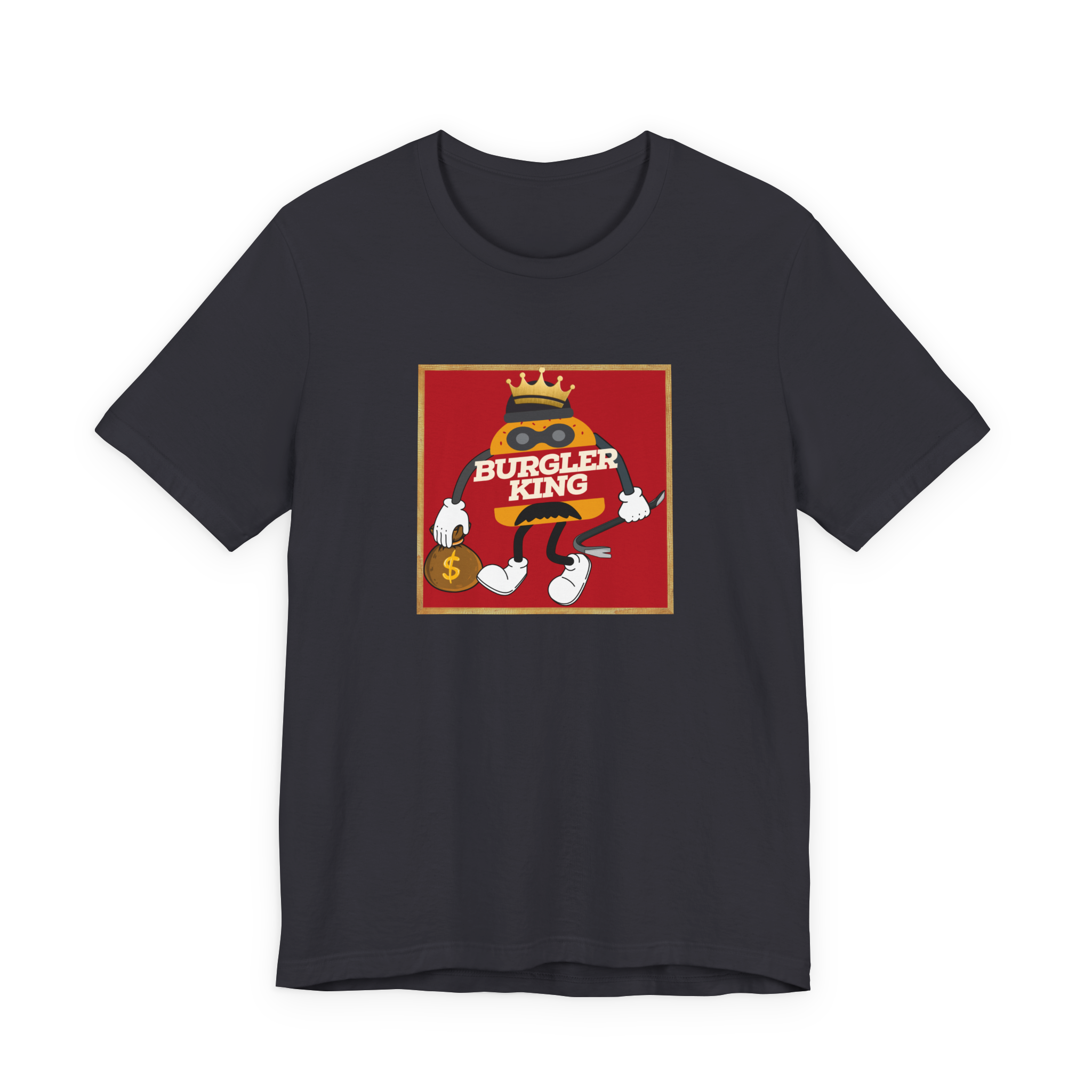 Burgler King Character T-Shirt