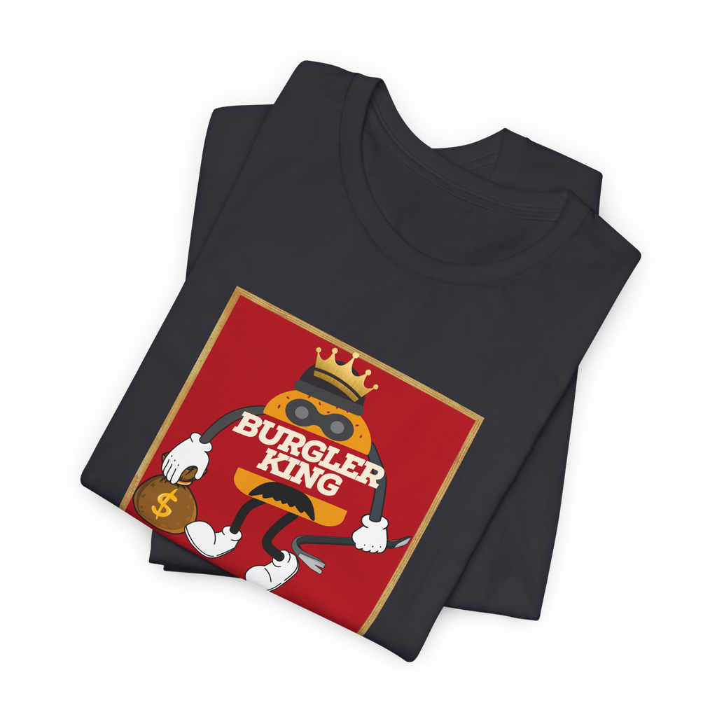 Burgler King Character T-Shirt