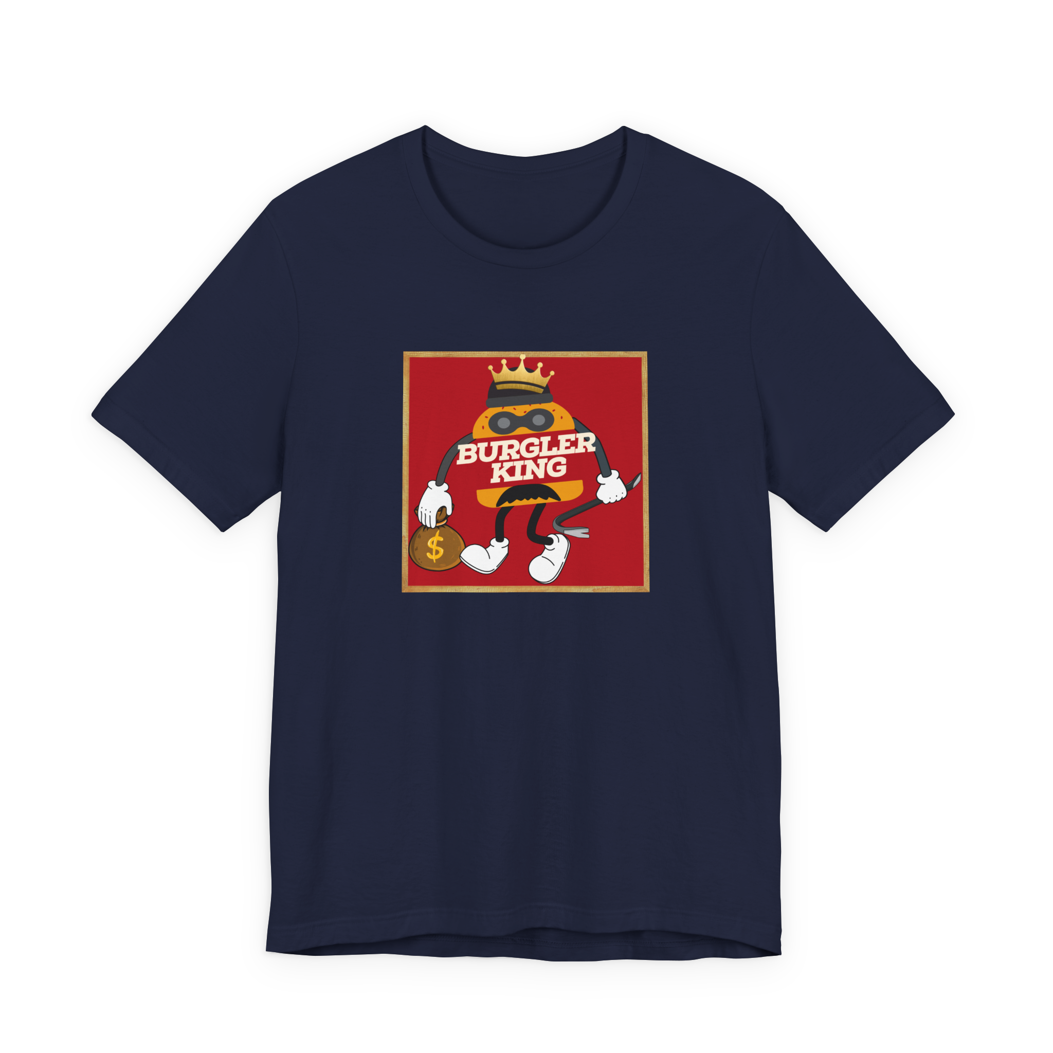 Burgler King Character T-Shirt