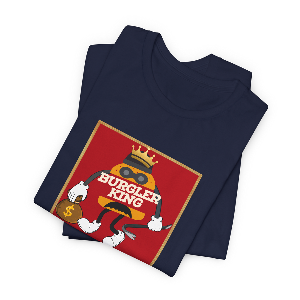 Burgler King Character T-Shirt