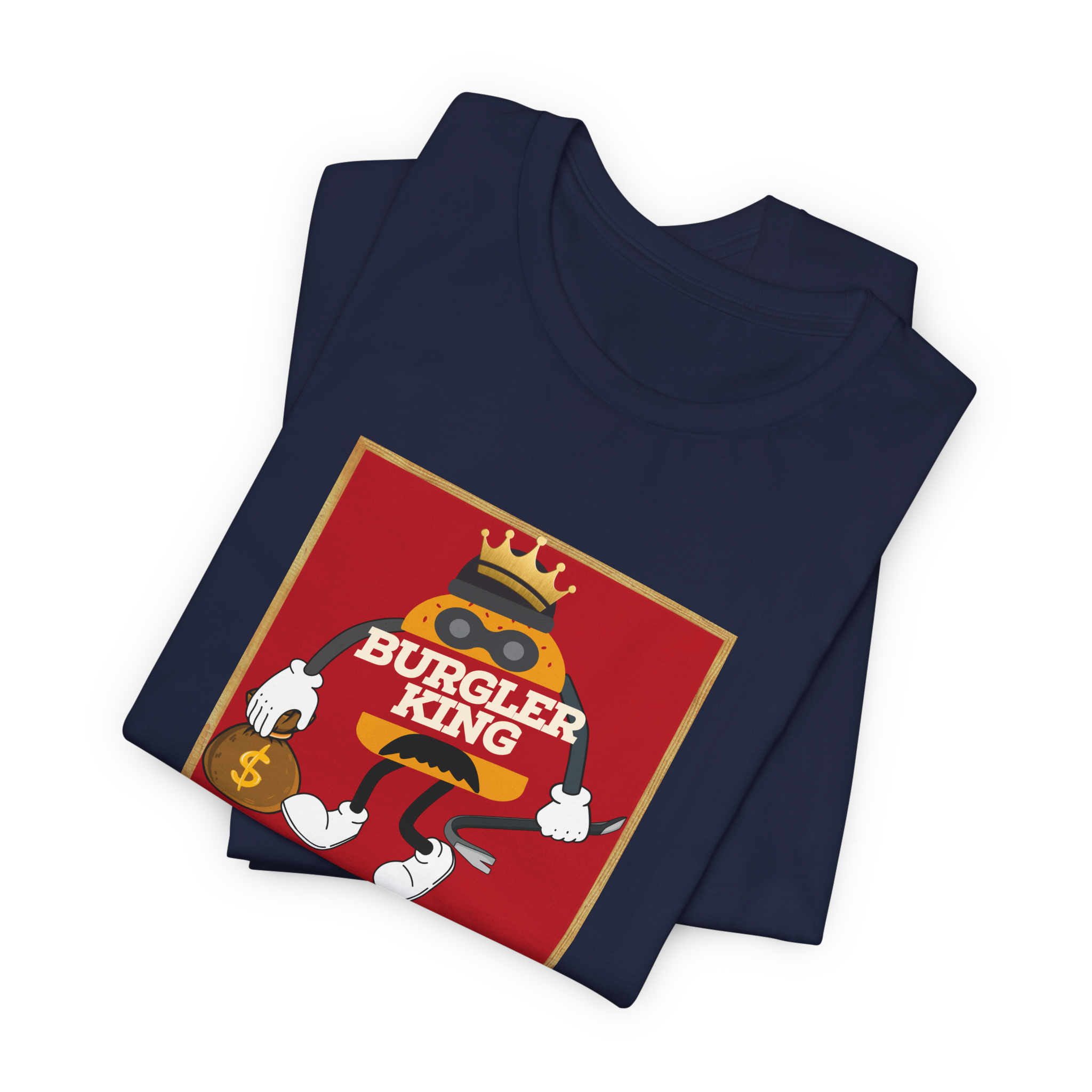 Burgler King Character T-Shirt